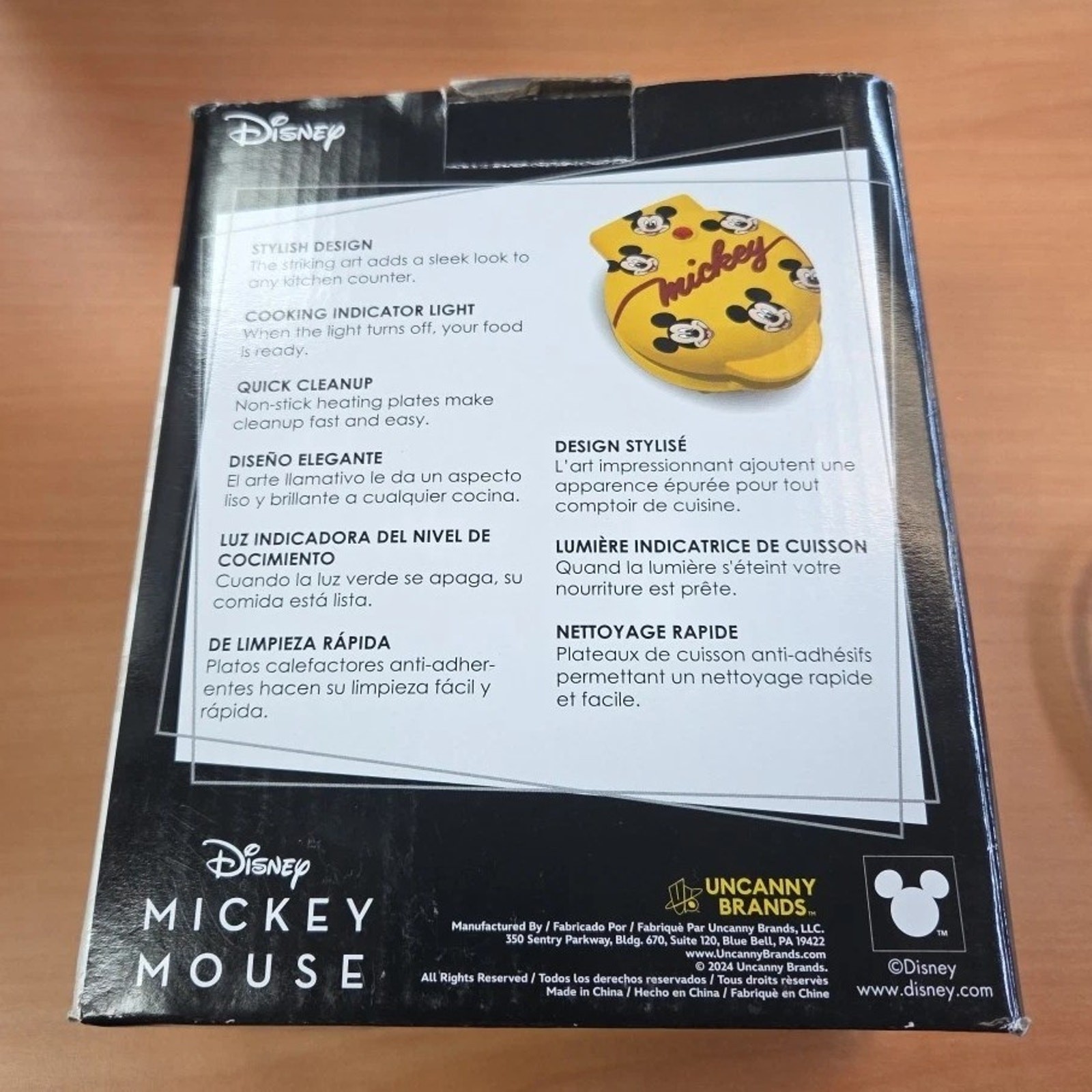 Disney Mickey Mouse Mini Waffle Maker NEW IN BOX Disney Theme Disney Collectible