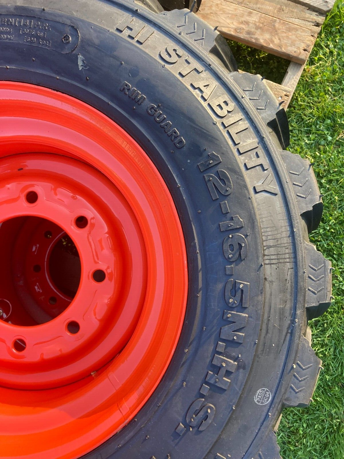 4-12-16.5 Skid Steer Tires/Wheels for Bobcat S220, S250, S300, S630, S650 & more