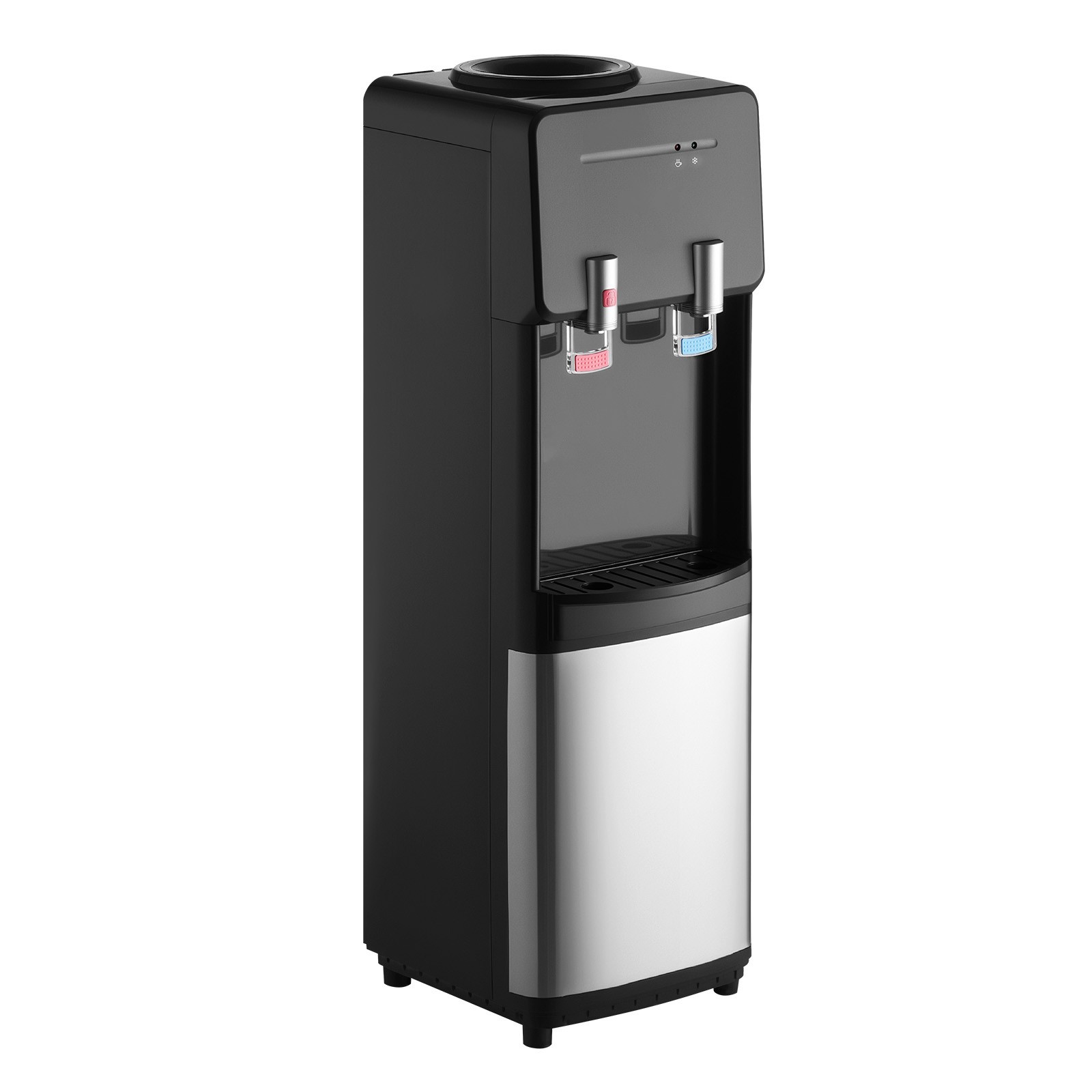 Top Loading Water Cooler Dispenser for 3 or 5 Gallons Jugs Stainless Steel