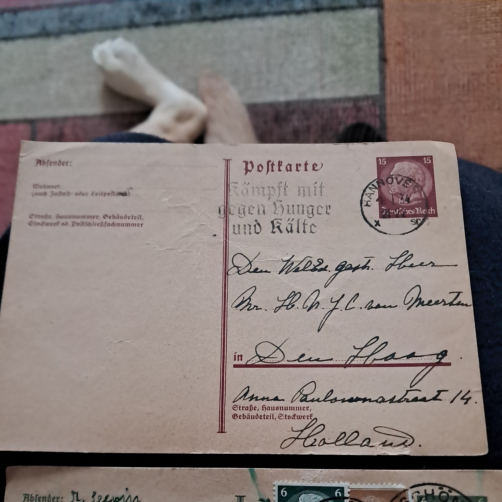 2 x Germany 1930s Used Postcards