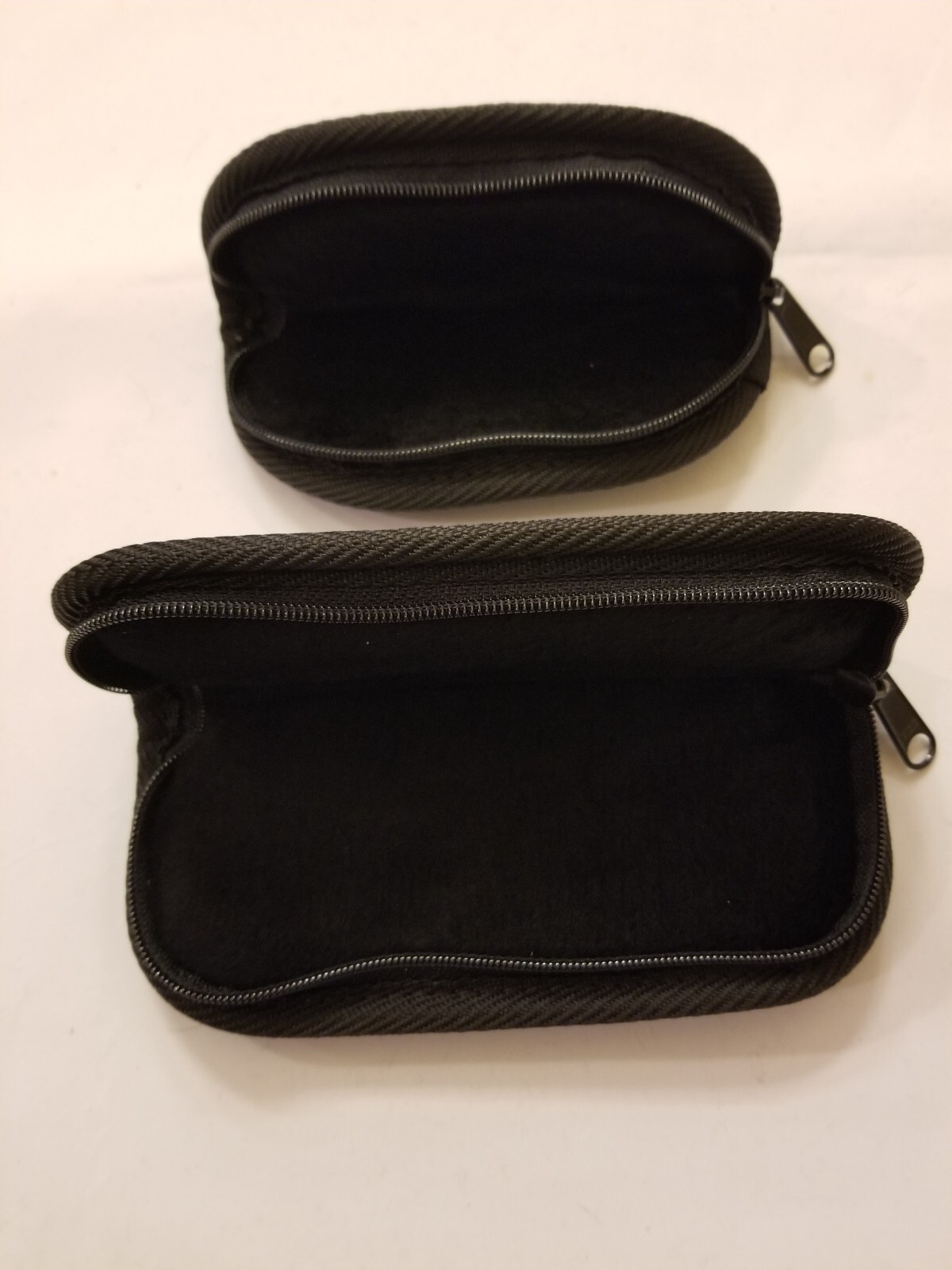 Handmade USA Leather Knife Pouch with Zipper, Plush Interior