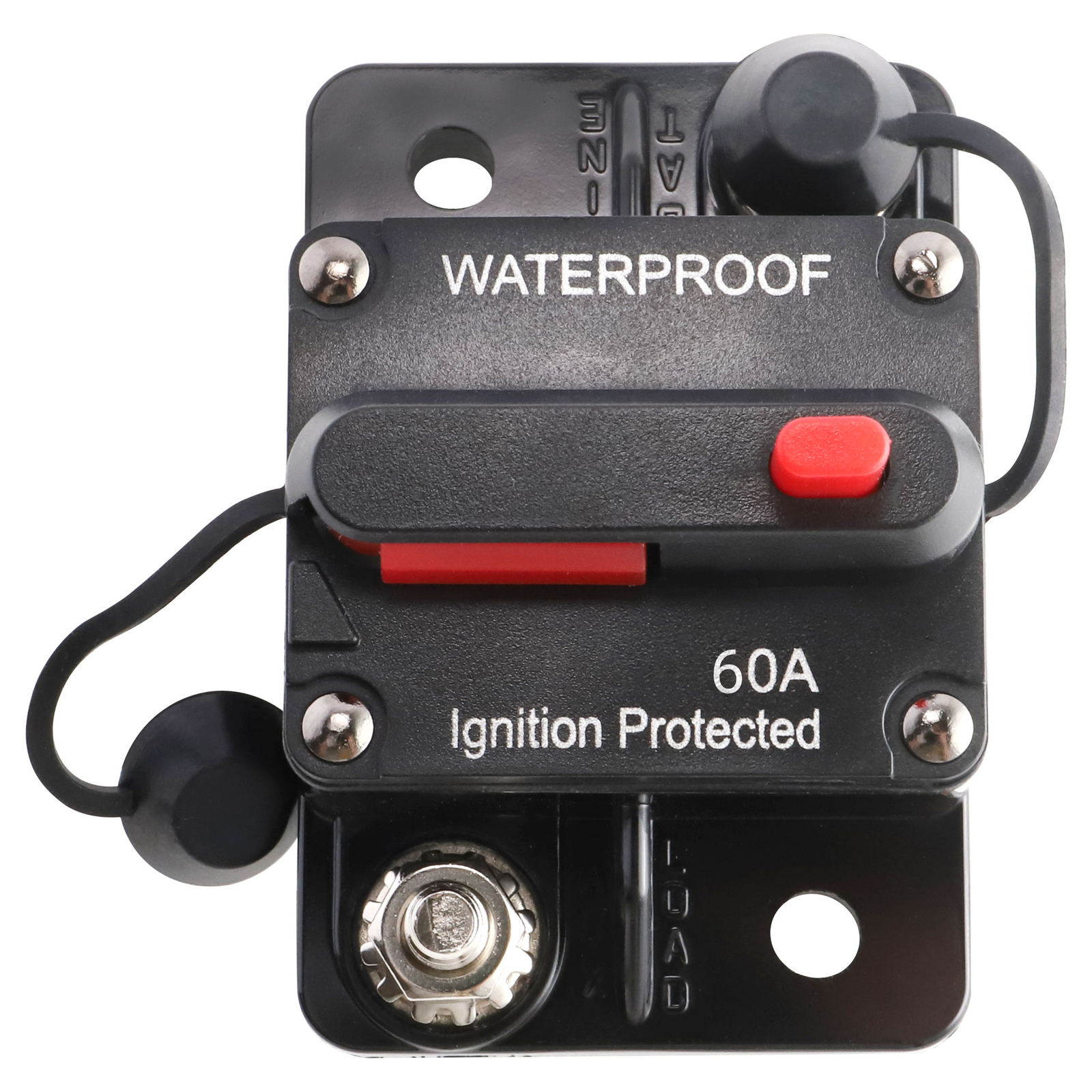 Electric Trolling Motor 60Amp Fuse Marine Circuit Breaker for Audio System Fuse