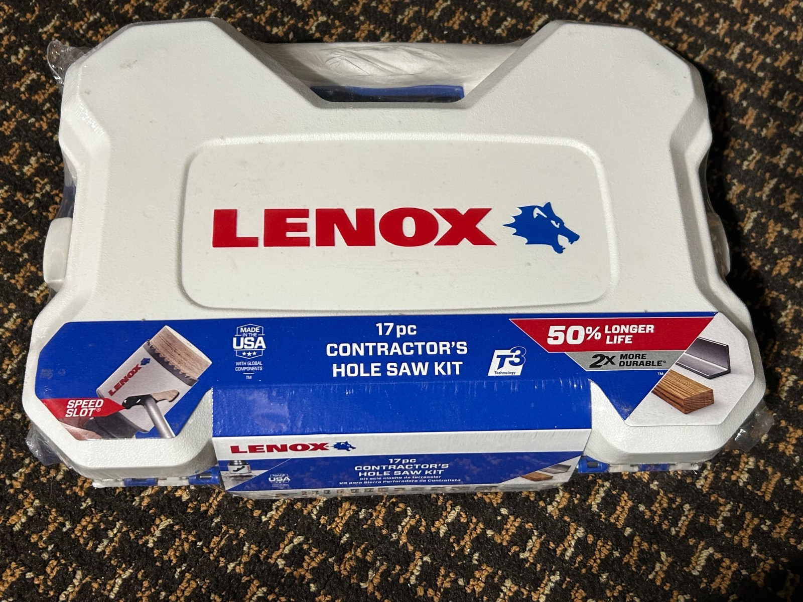 Lenox Contractor's Speed Slot 308201200G 17-Piece Hole Saw Kit MADE IN USA