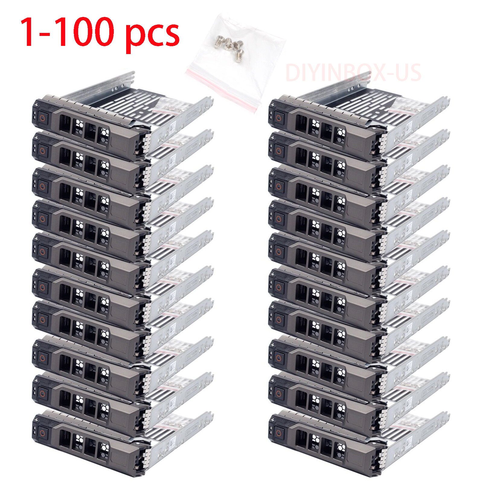 Lot F238F 3.5" Drive Caddy Sled For Dell R720 R710 R730 R630 R420 T610 T620 R410