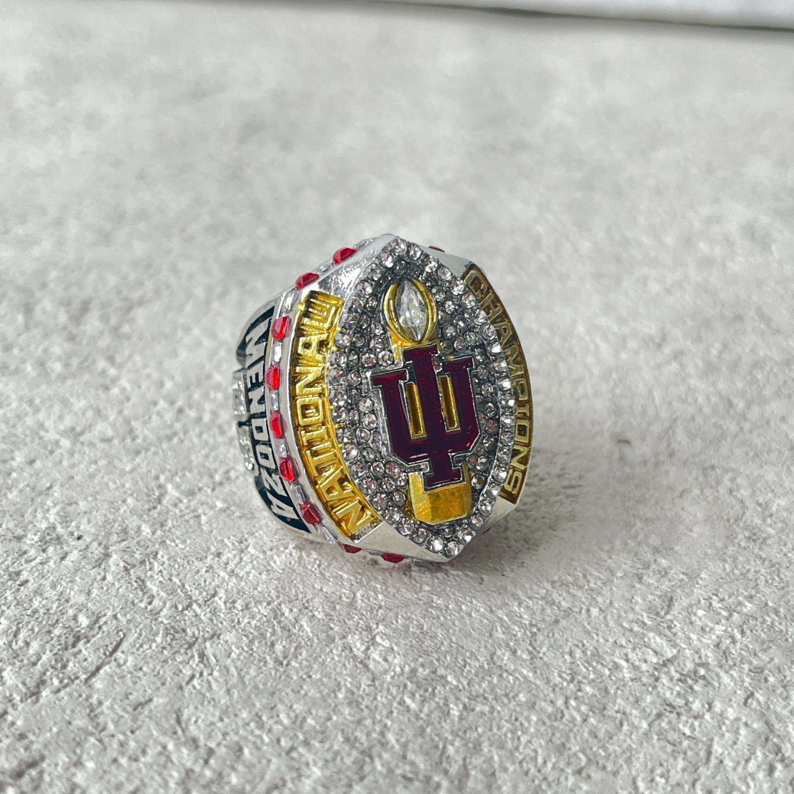 [Fan version] Indiana Football 2026 National Championship Ring NO Box Size 11