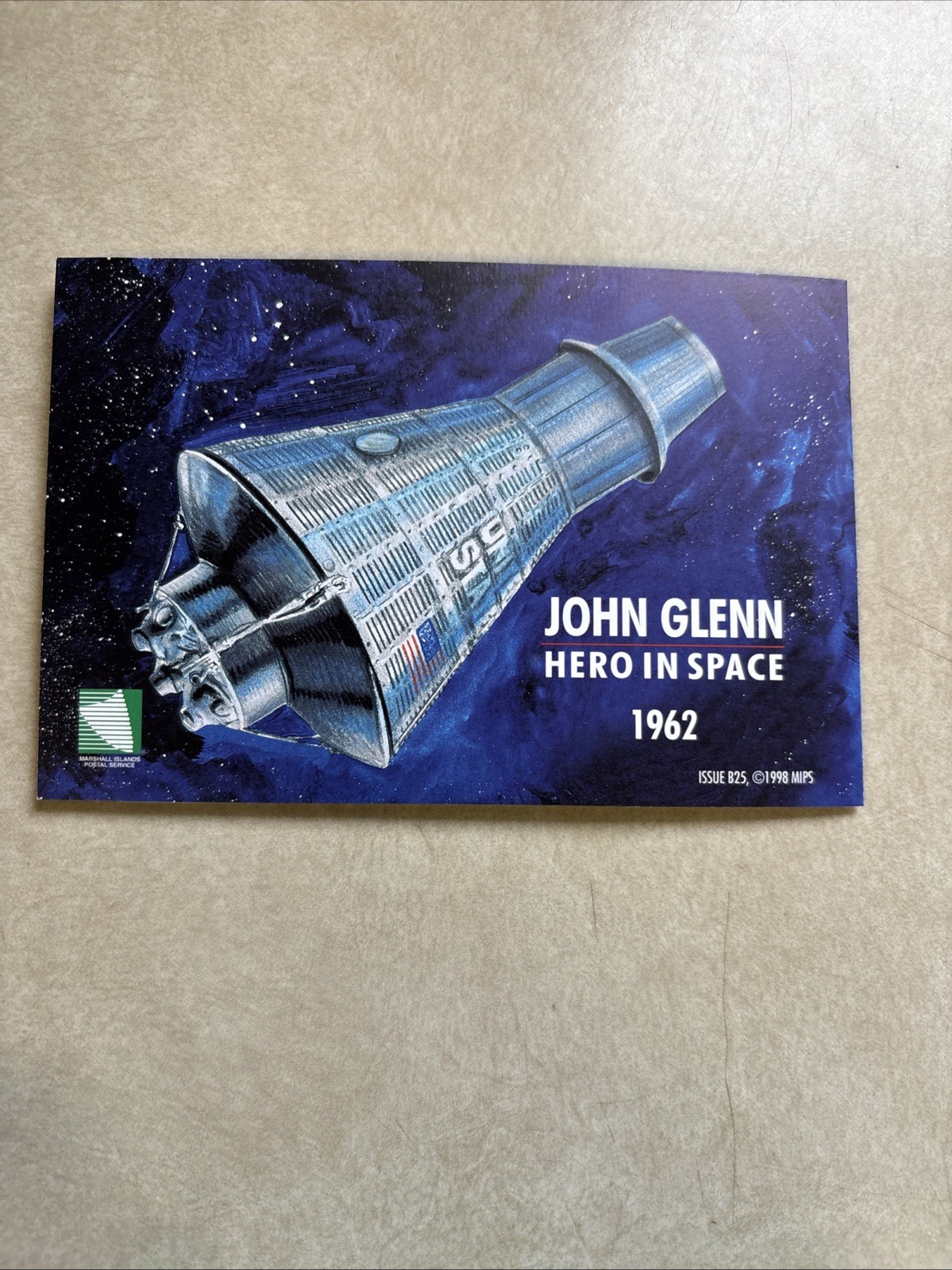 MH Marshall Islands * John Glenn * Hero in Space * 1998 B25 * Booklet * MNH
