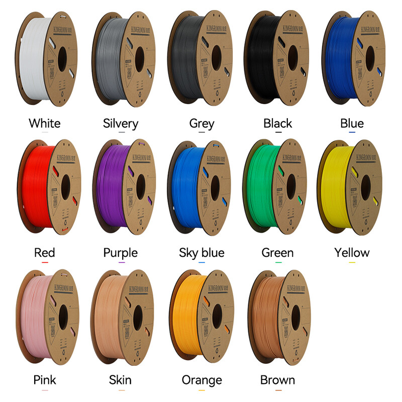 10KG 3D Printer Filament 1.75 mm PLA PETG FDM Bundle Spool Mix Color 10 PACK 1KG