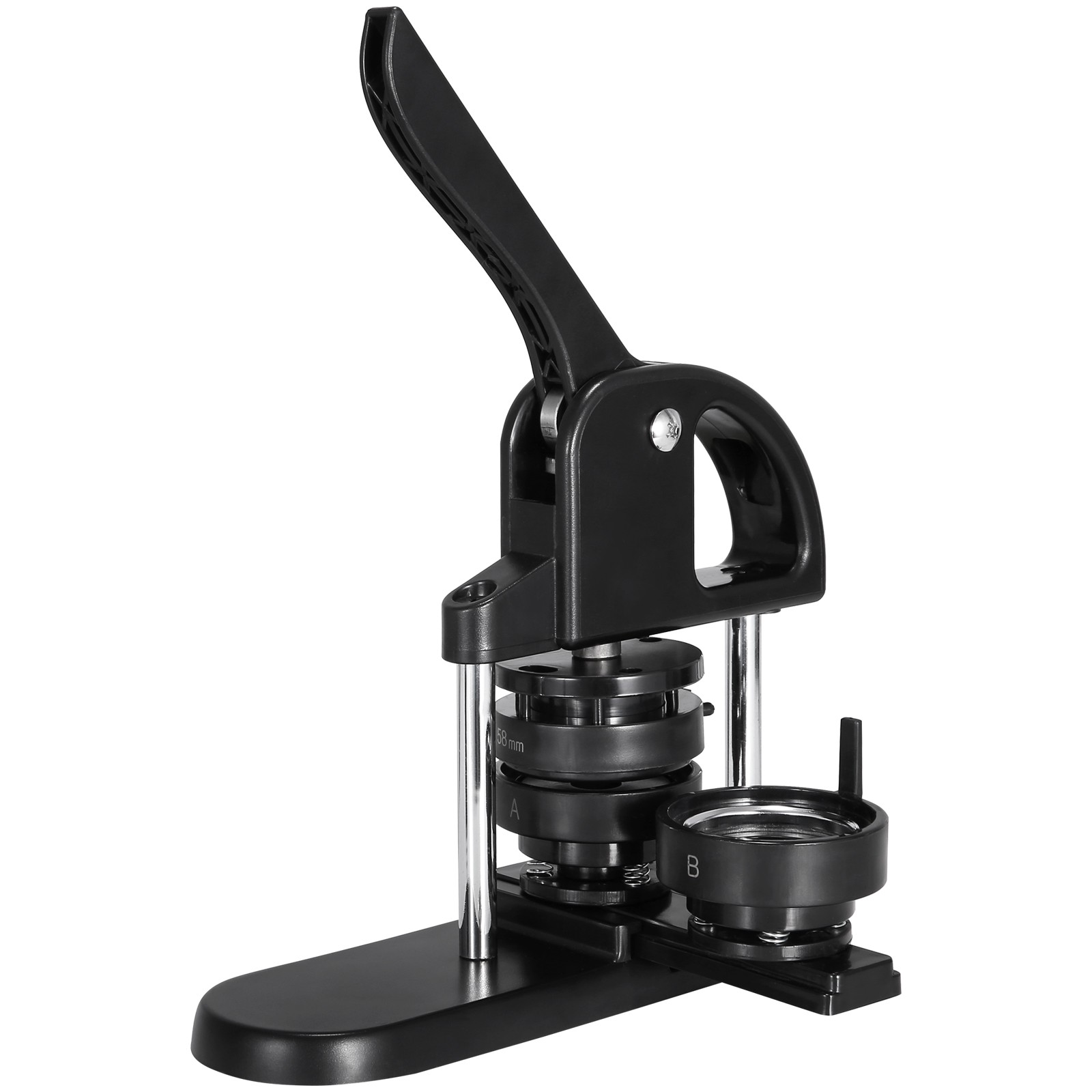 VEVOR Button Maker Machine Pin Badge Maker 1"/1.25"/2.28" 3-in-1 300Button Parts