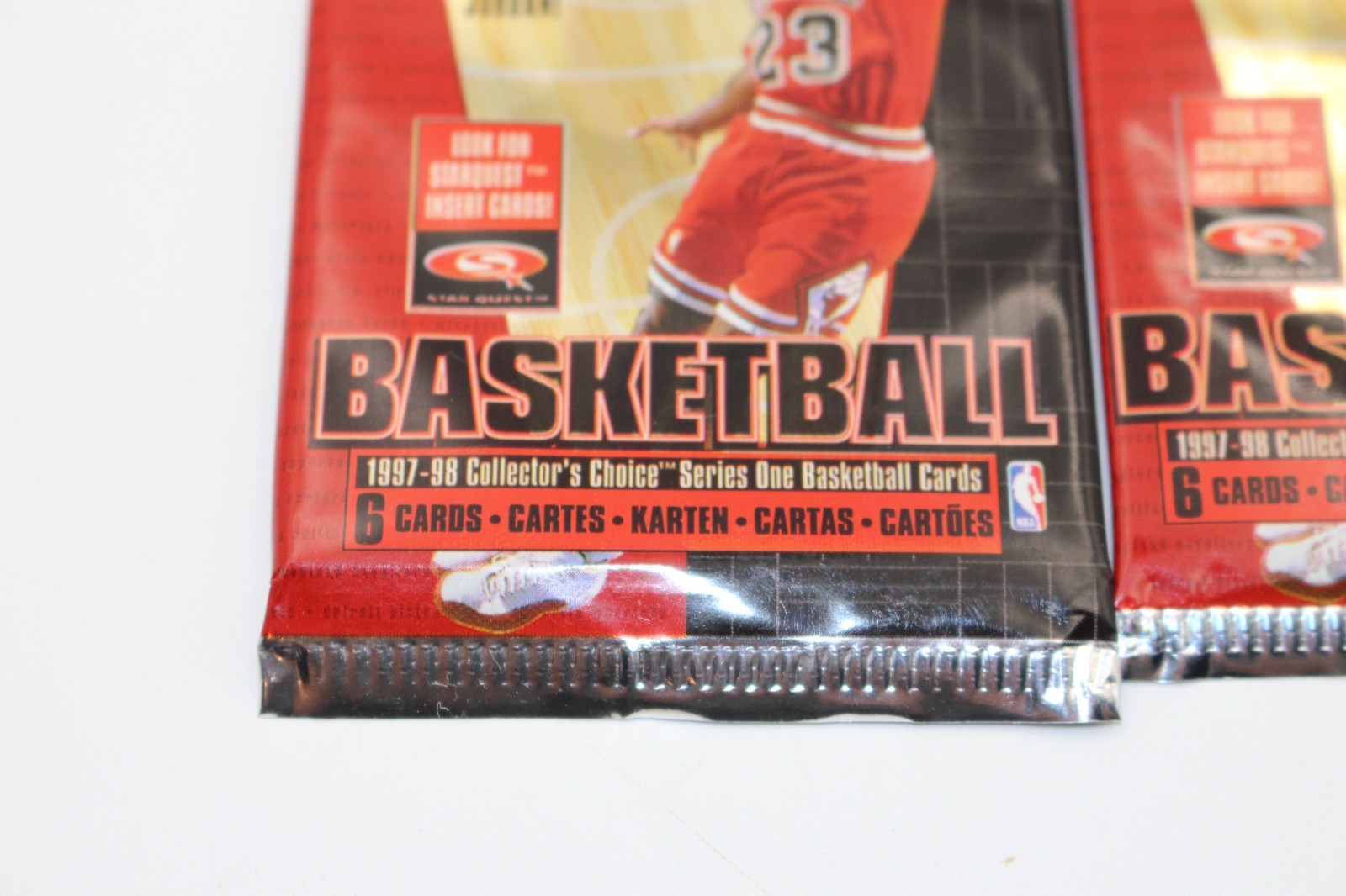Sealed 1997-98 Collector's Choice Basketball Pack Upper Deck 97-98 NBA x2 Packs