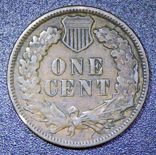 1887 Indian Head Cent AVG Circ RC32