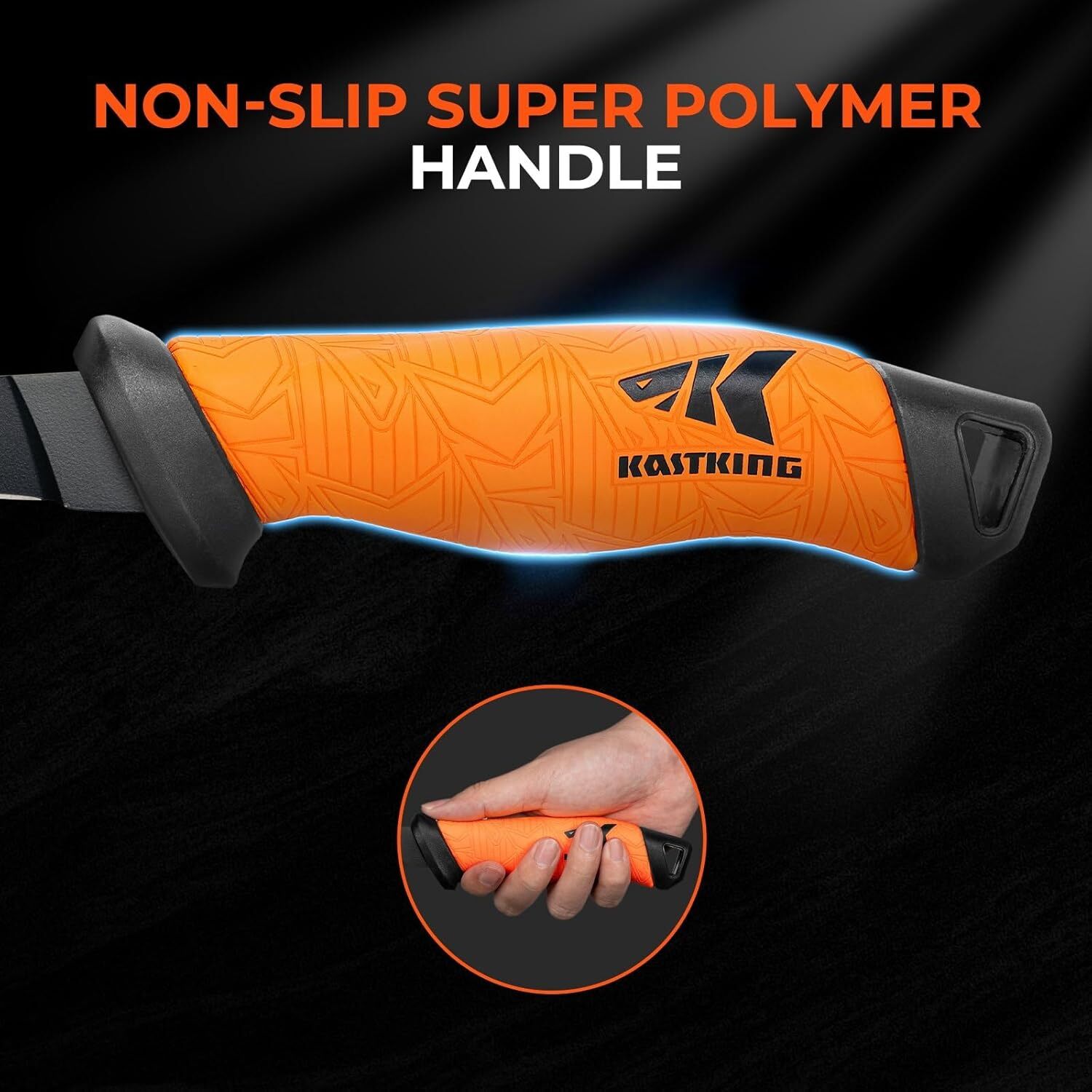 KastKing Speed Demon Pro Fillet Knife G4116 German Steel Non-Slip + Sheath