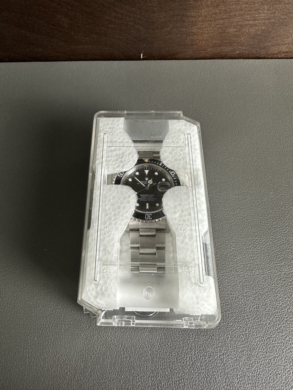 Plastic Watch Coffin Case for Rolex Shipping Travel Storage Container