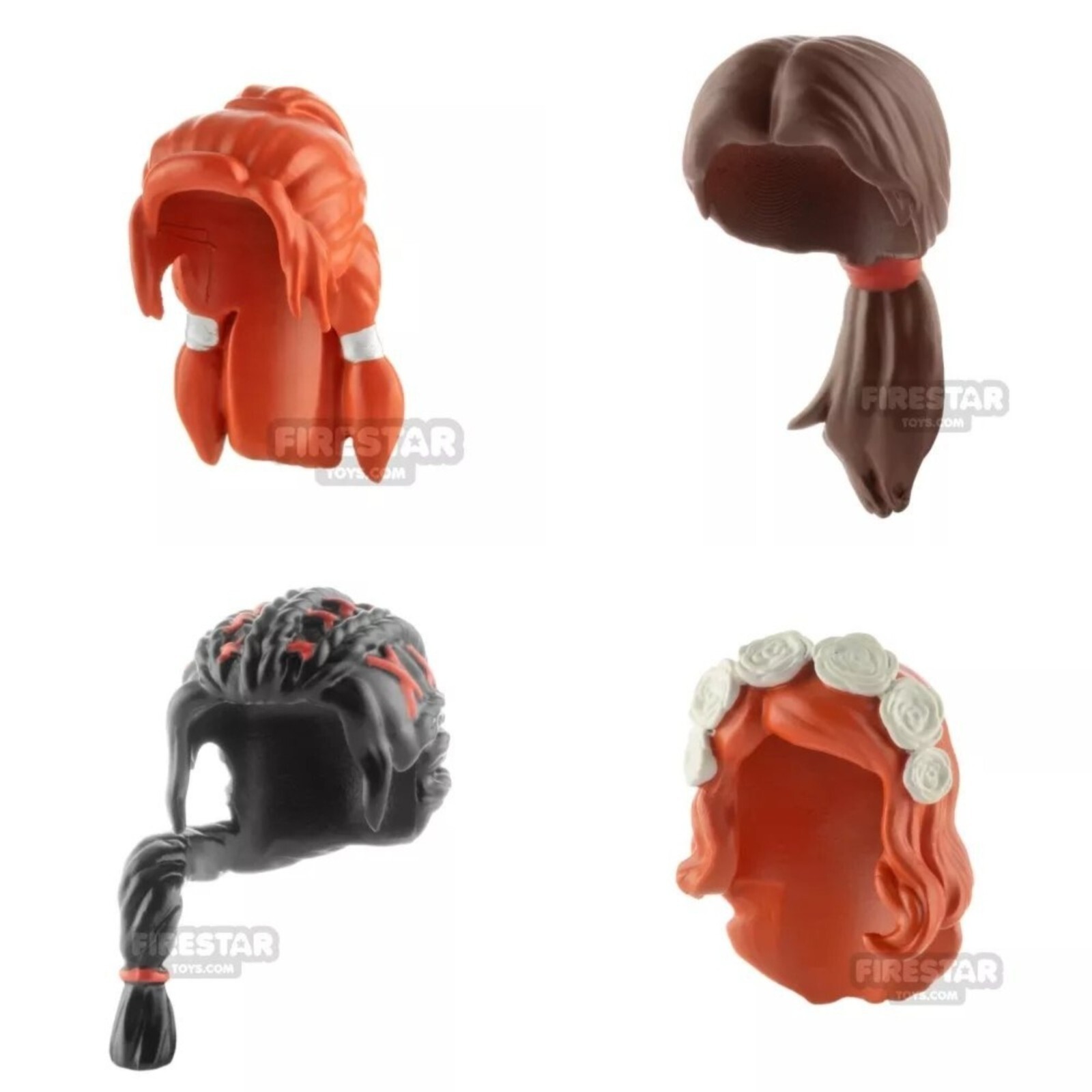 Firestar Custom Design Hair for Minifigures -Pick Style!