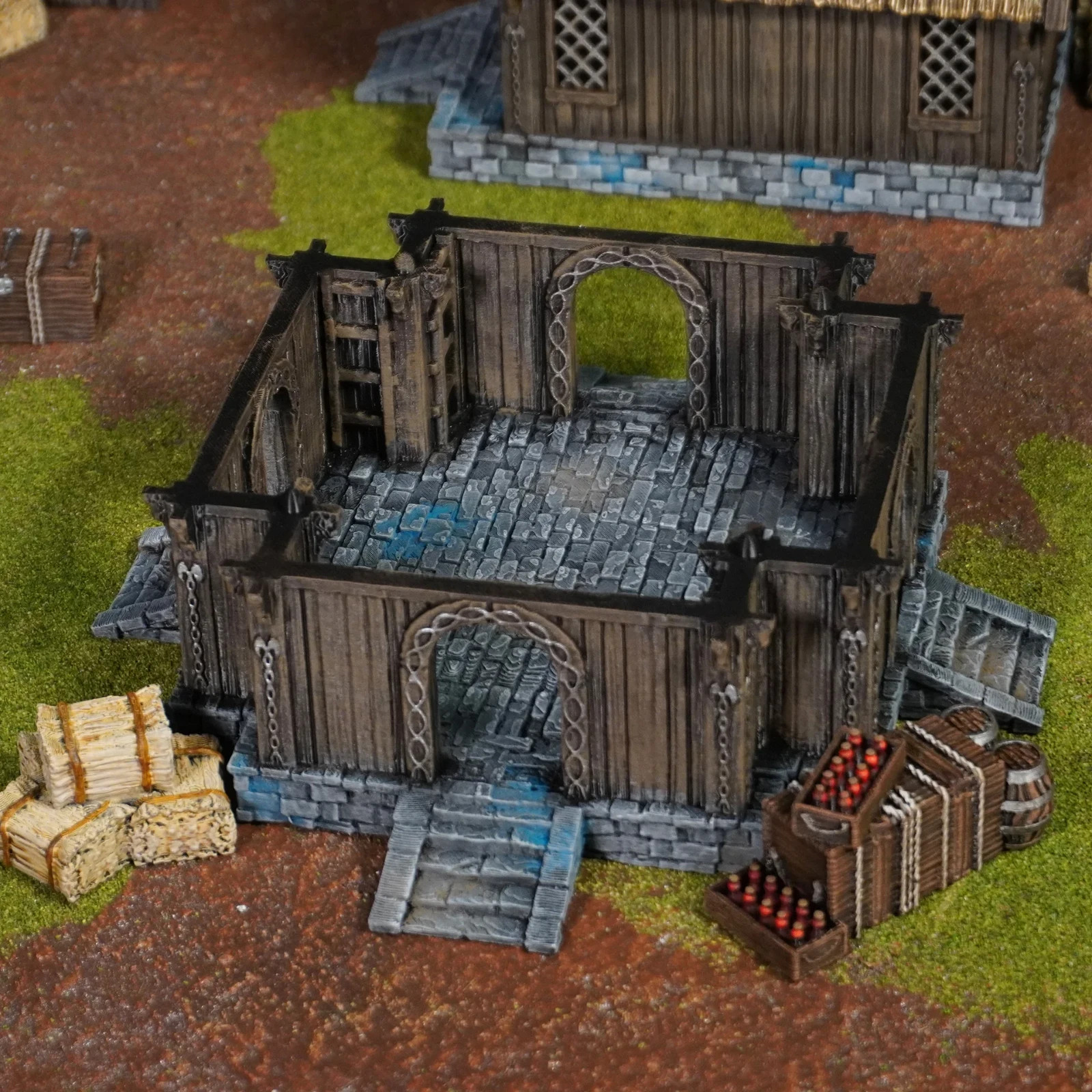 Barracks Rohan Inspired 28mm Tabletop Terrain LOTR Middle Earth MESBG