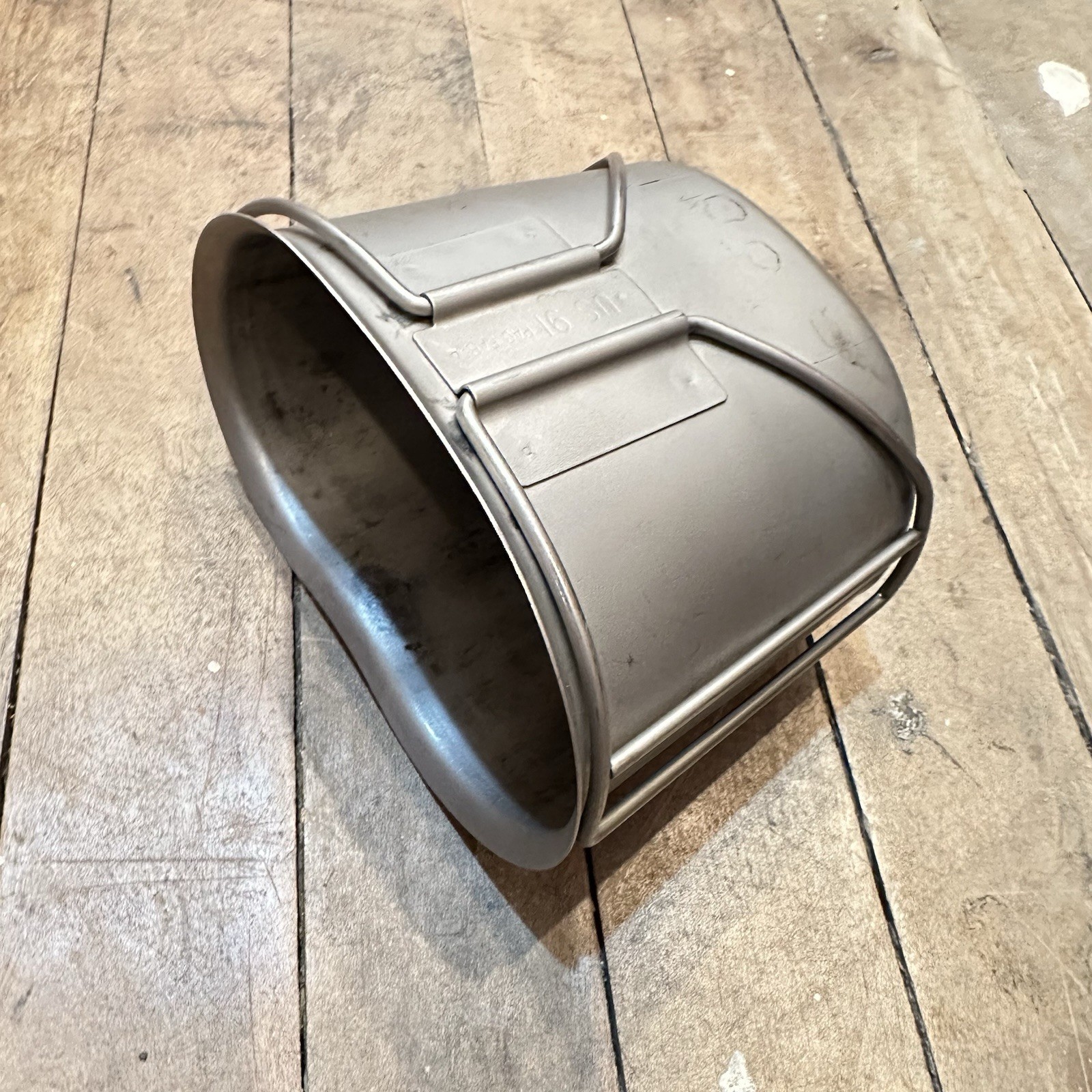 USGI Military Issue Stainless Steel Metal Canteen Cup Army USMC US Marines 1 QT