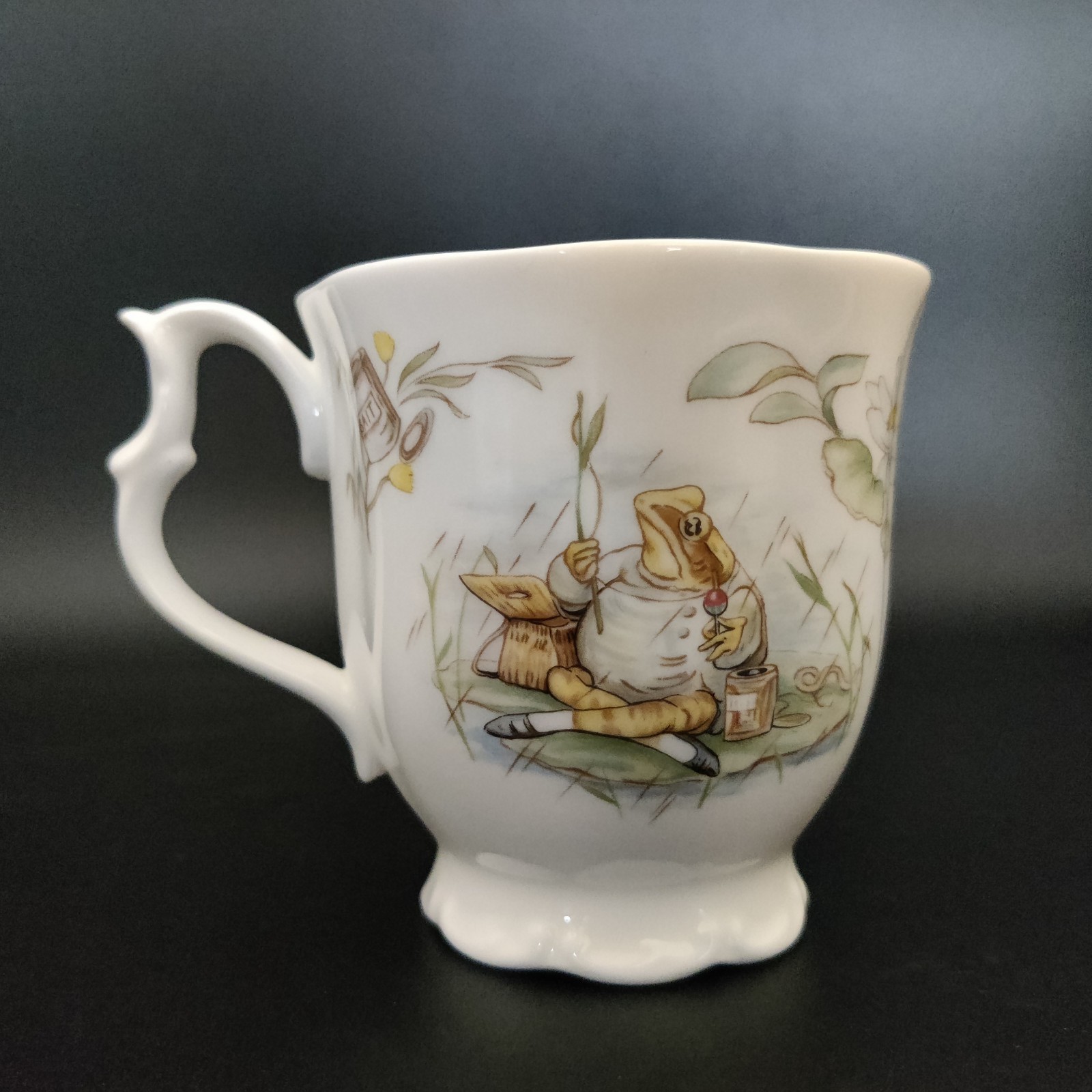 Vtg Royal Albert Jeremy Fisher Mug from The World of Beatrix Potter Series 1986