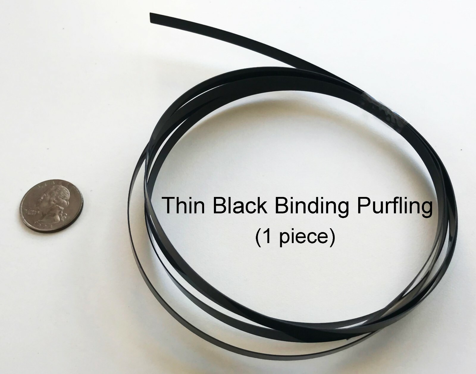 Thin ABS Plastic Binding Guitar Luthier 3 Colors White Ivory or Black