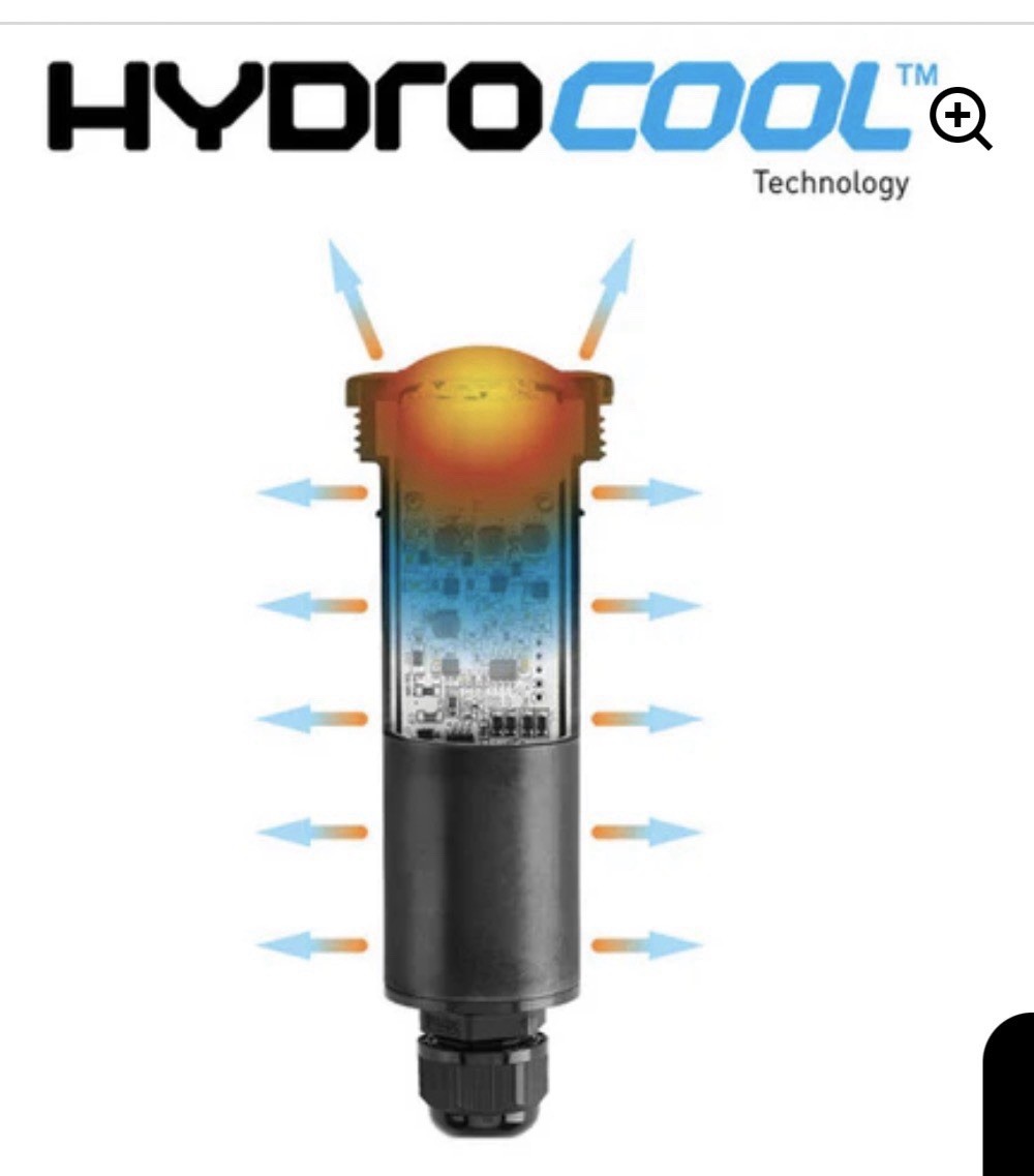 Jandy WaterColors HydroCool Nicheless LED RGBW Pool Spa Light JLU4C12W150