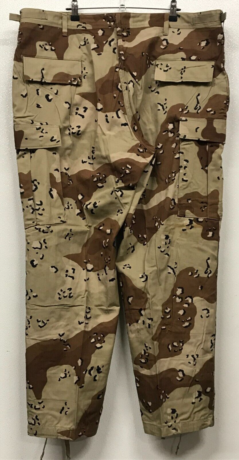 Wrangler 1991 6 Color Desert BDU Trousers USGI NYCO X Large Short NOS w/ Stains