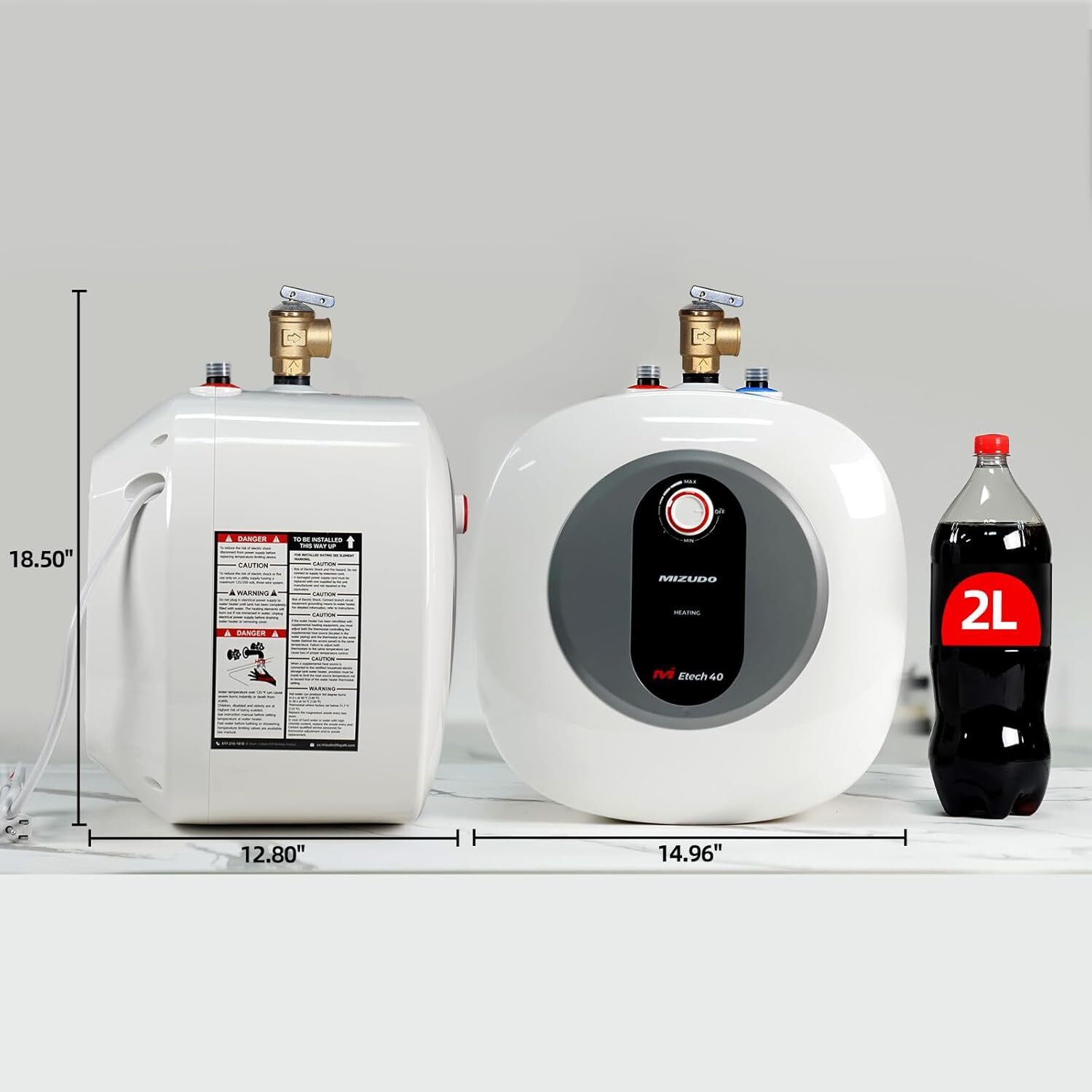 4.0 Gallon Electric Mini-Tank Water Heater Under Sink Compact Instant Hot Water