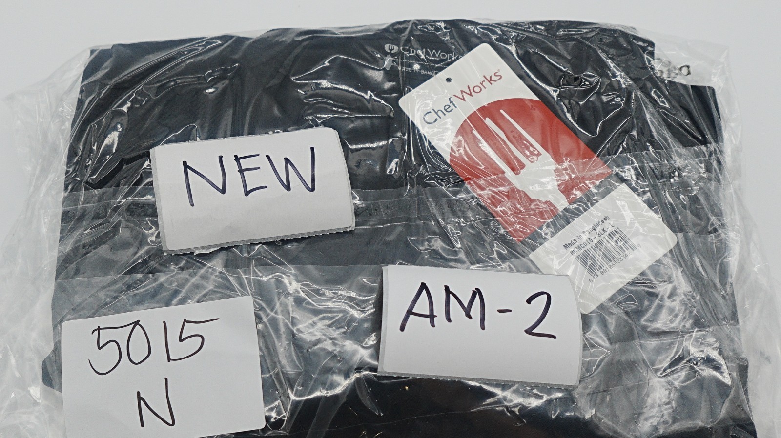 Chef Works Men's Lansing Chef Coat Black Large New Professional Kitchen Jacket