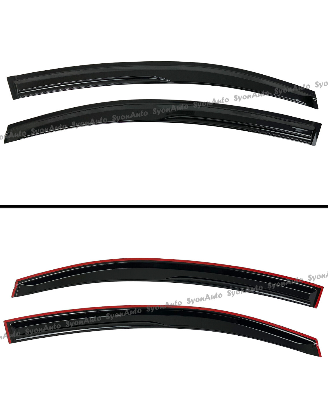 FITS 2012-15 HONDA CIVIC 2DR COUPE MUGEN STYLE WINDOW VISOR RAIN GUARD DEFLECTOR