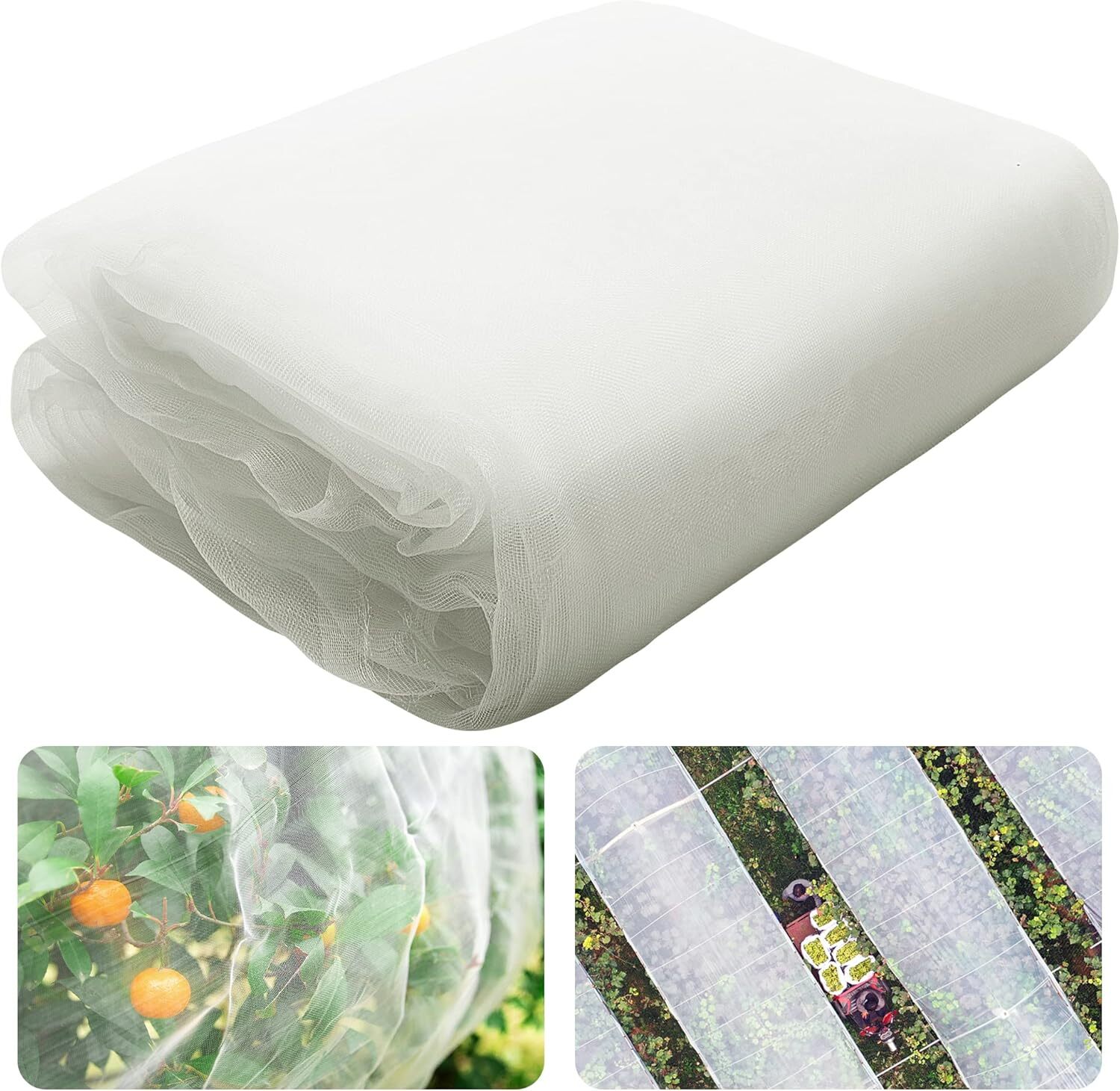 Garden Netting Pest Barrier Insect Netting for Garden Raised Beds Plant Mesh Net