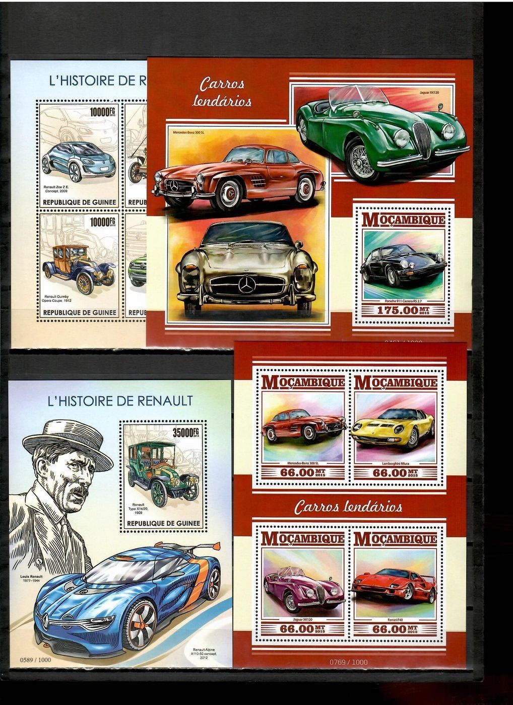 CARS / AUTOMOBILES [Pt.3] Collection 53 s/s Michel CV 624.50€ MNH #CNA423