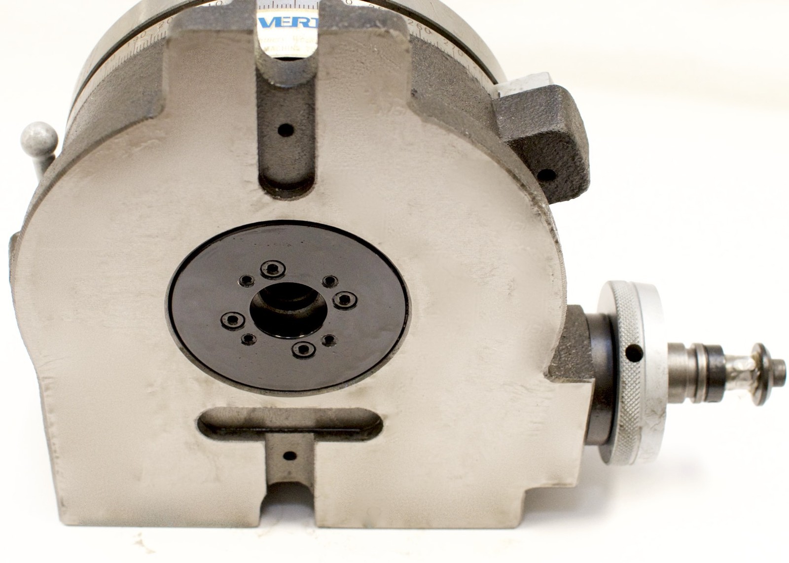 VERTEX HV-6 (4-Slot) 6" Horizontal/Vertical Rotary Table with 4-Slot Face Plate