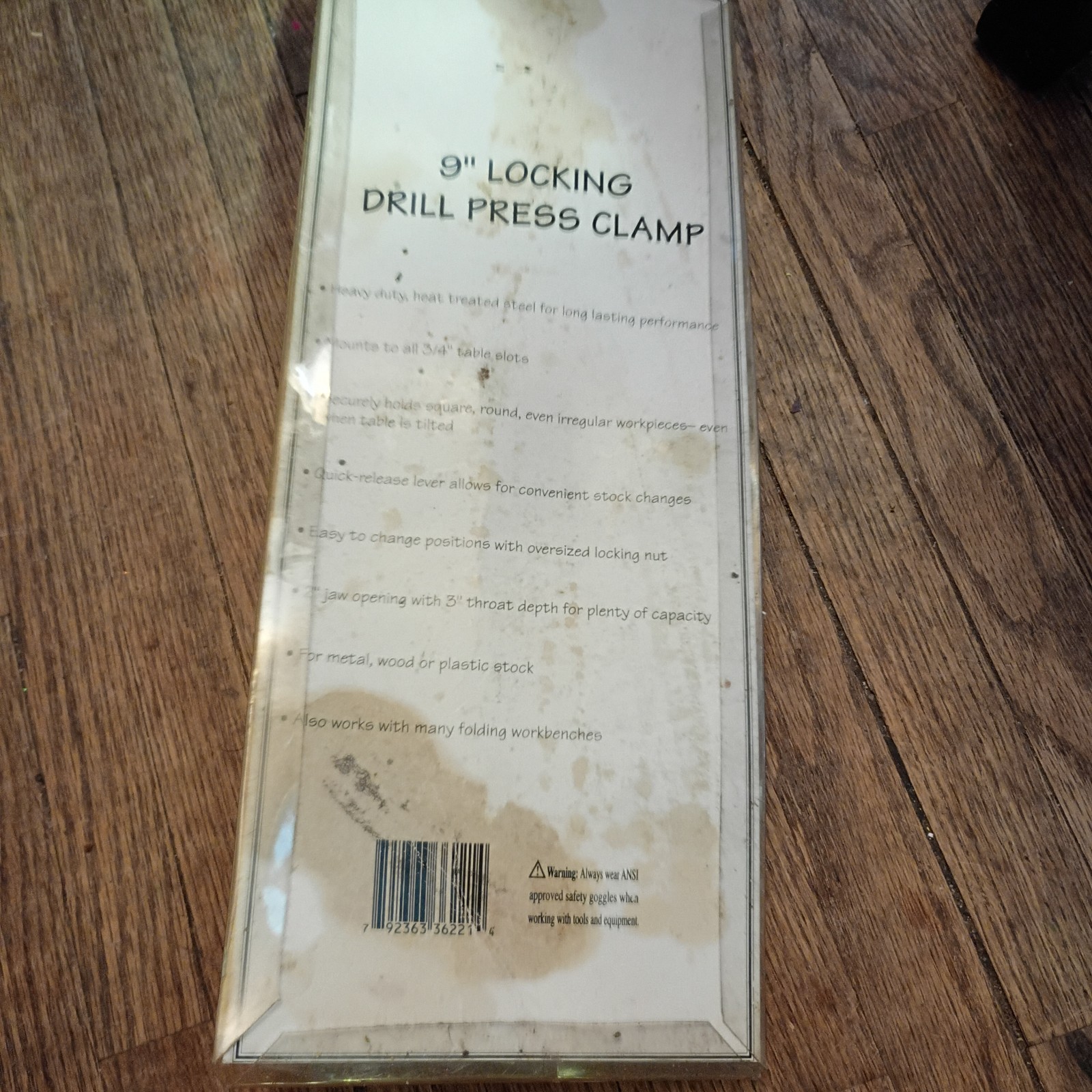 Pittsburg Heavy Duty Pittsburgh 9" Locking Drill Press Clamp Vise