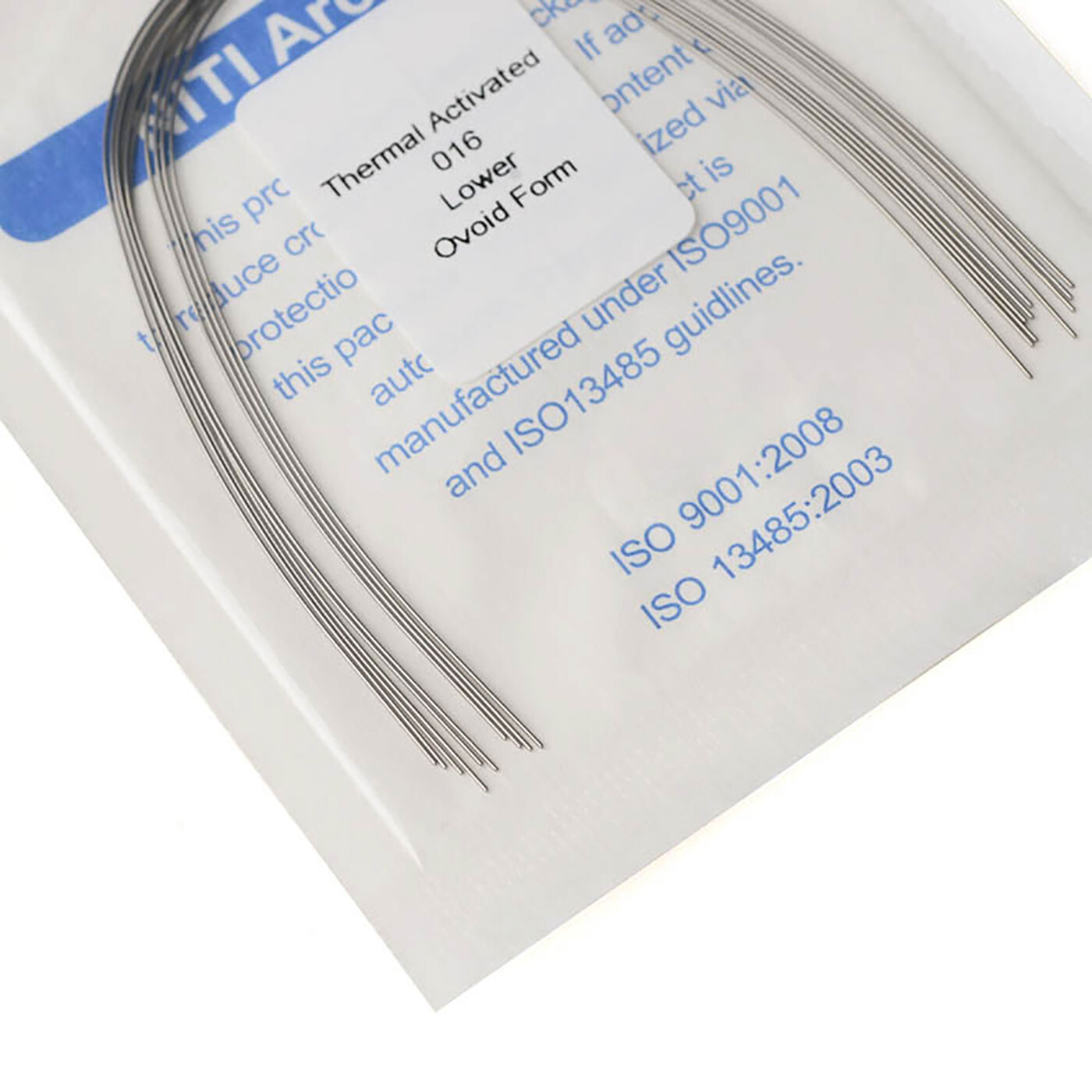 AZDENT Dental Orthodontic Heat Thermal Activated NITI Arch Wires Ovoid Round