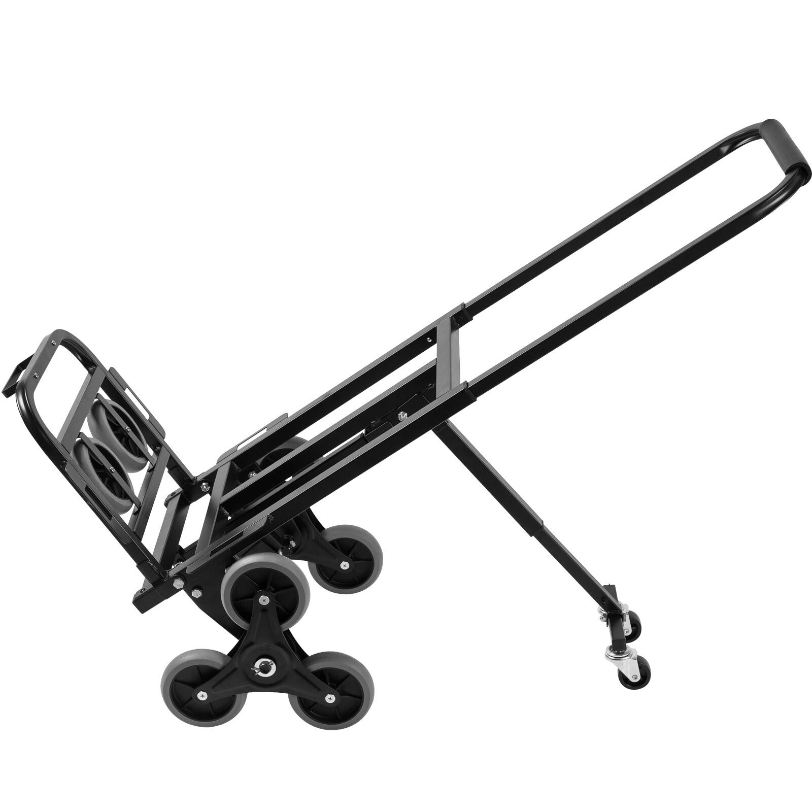 375 Lbs Stair Climbing Cart Heavy Duty Folding Hand Truck Dolly w/ Wheels