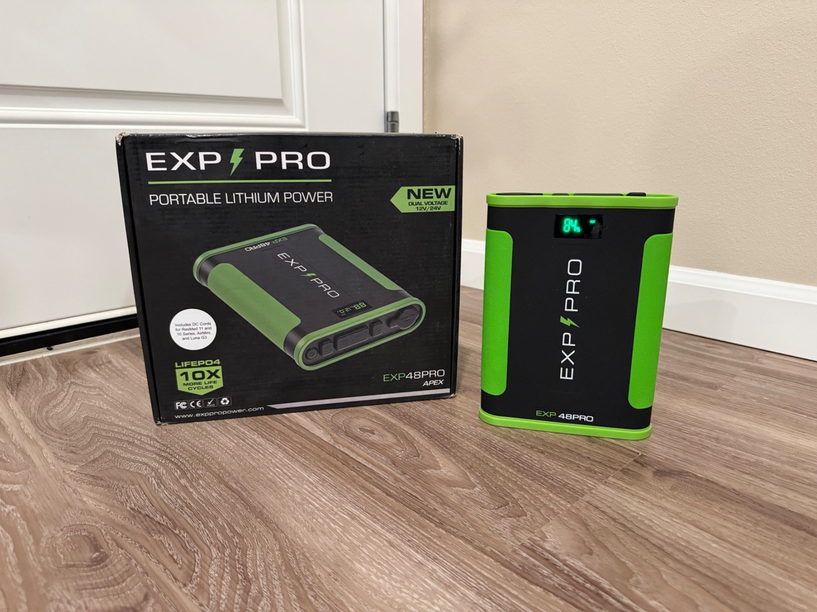 Western Medical EXP48PRO CPAP Battery Power Supply for Airsense 10/11, Luna G3