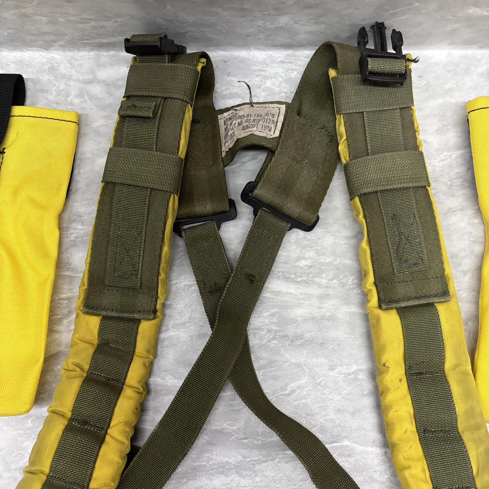 VTG US Forest Service Supply FSS Firefighter Harness, Belt, (2)Canteen Pouches