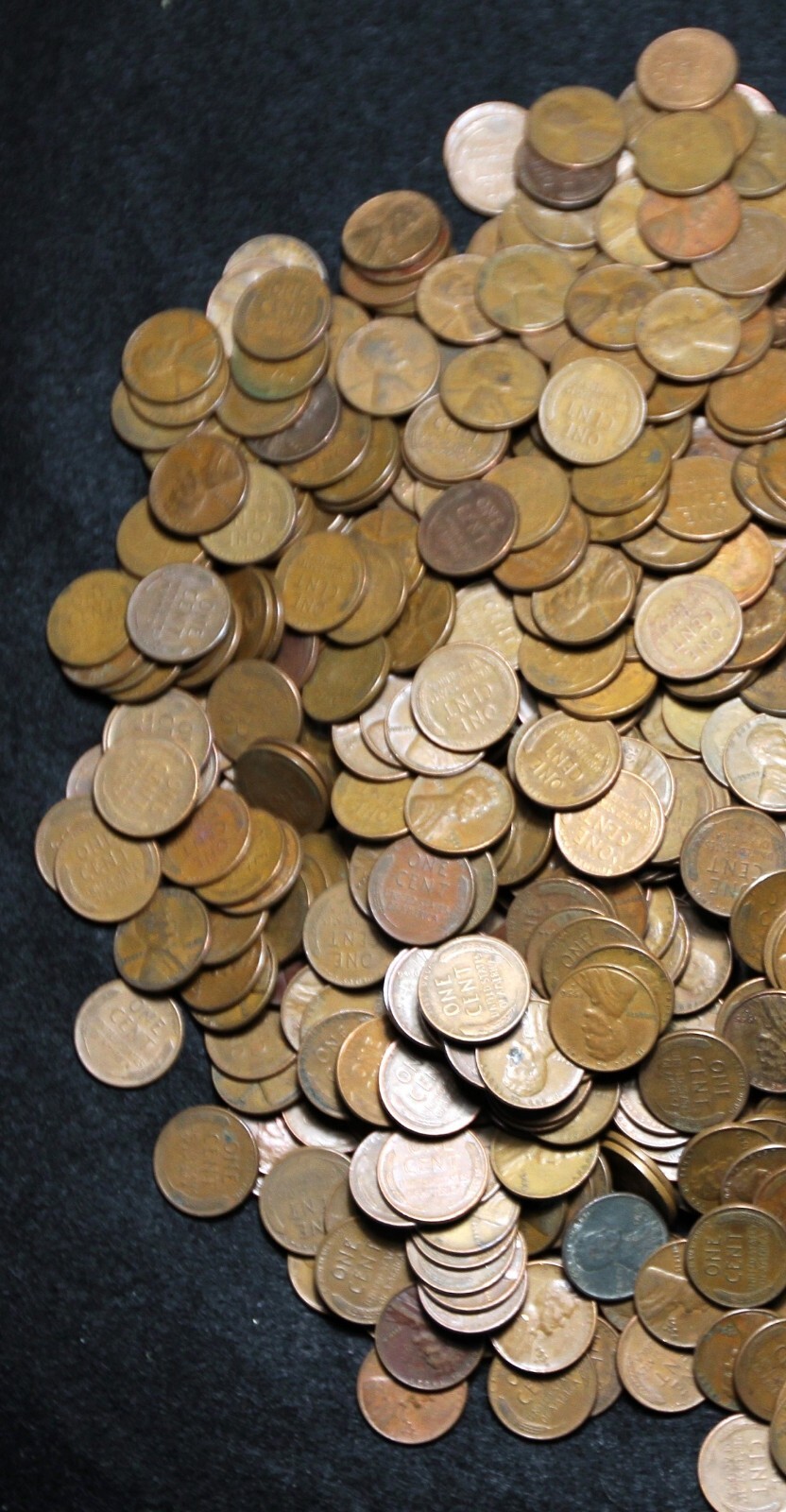 Collection of 1,000 Wheat Cents (All 1940's - 1950's) - US 1c Penny Coins #2