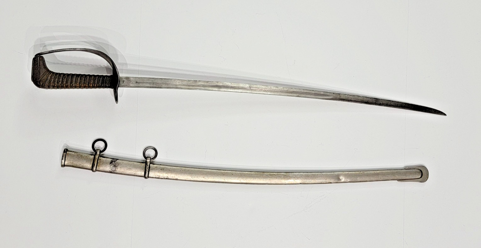 WWI US 1906 Experimental M1905 Ames AS Co Sword Officer Steel Scabbard