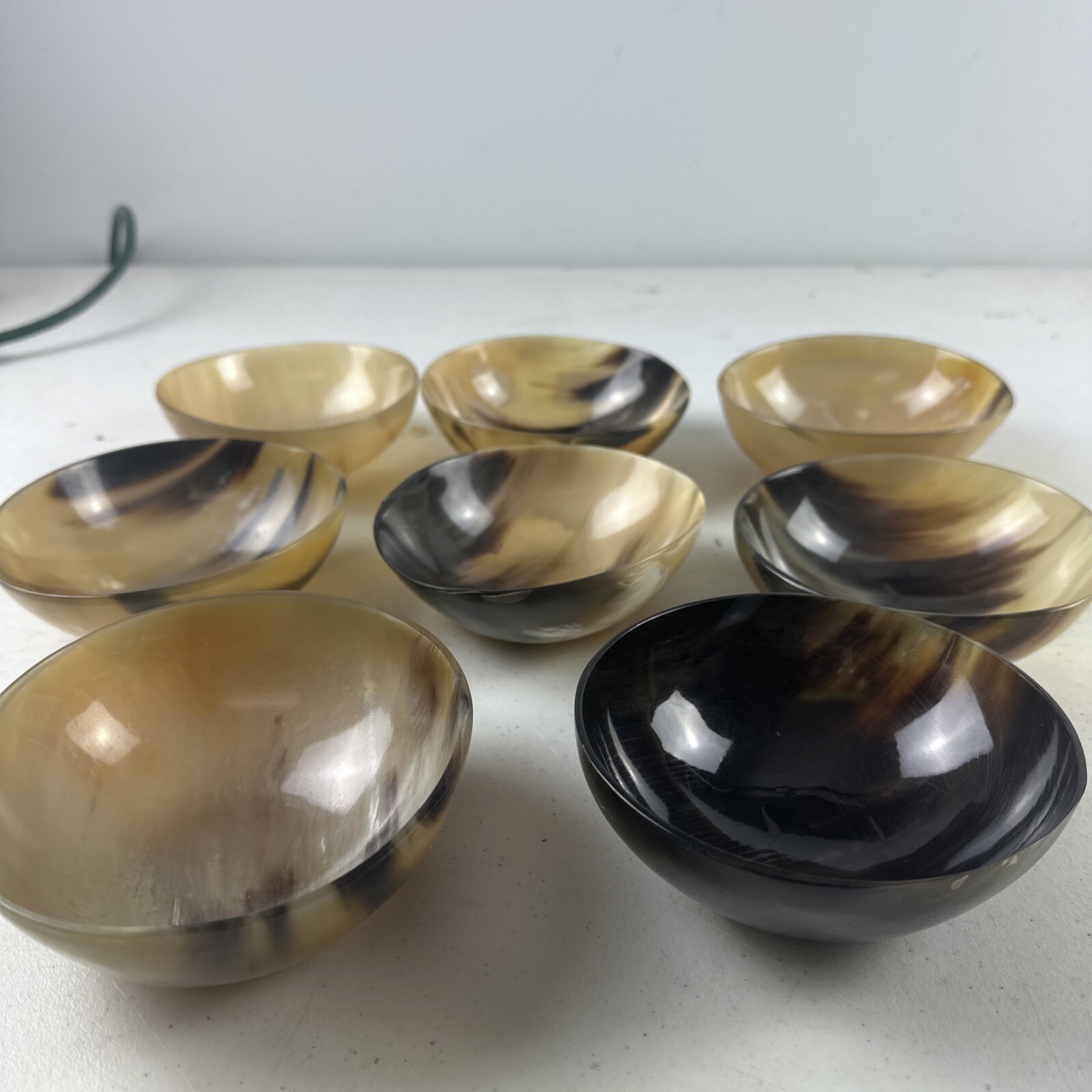 Medieval Offering Bowl Handmade Polished Horn : 4 3/4” Tall And 2” Wide