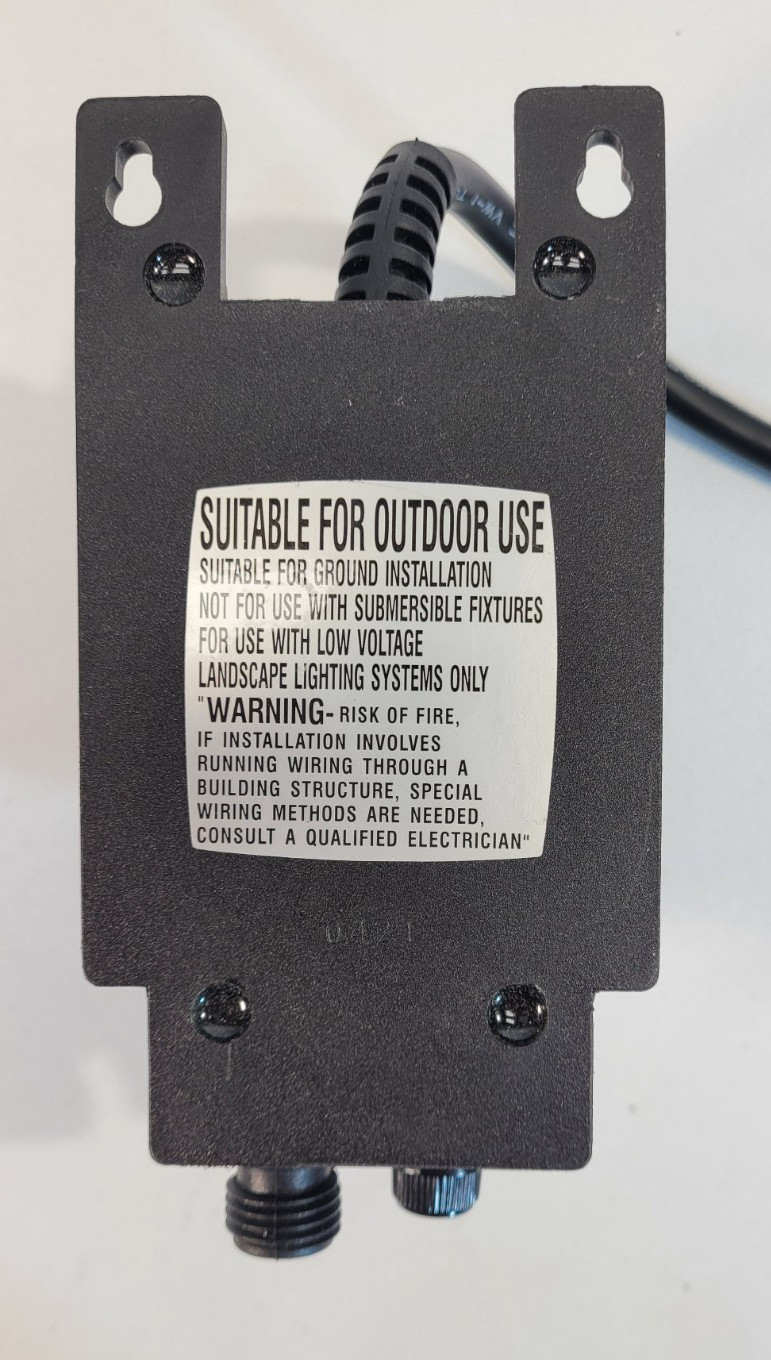 TDC Power DA-60-12W 12VAC 5A Outdoor Low Voltage Transformer Landscape Lighting