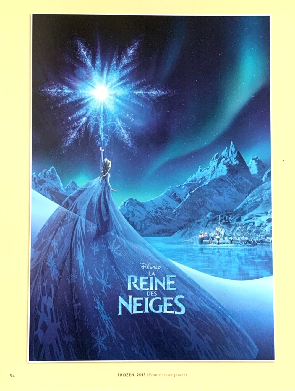 La Reine Des Neiges French Frozen Movie Poster 2013 Disney #0058