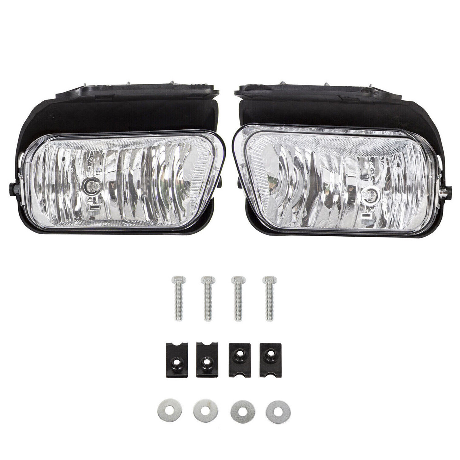 For Chevy Silverado Avalanche 2002-2007 Bumper Fog Lights w/ Bulbs Left+Right