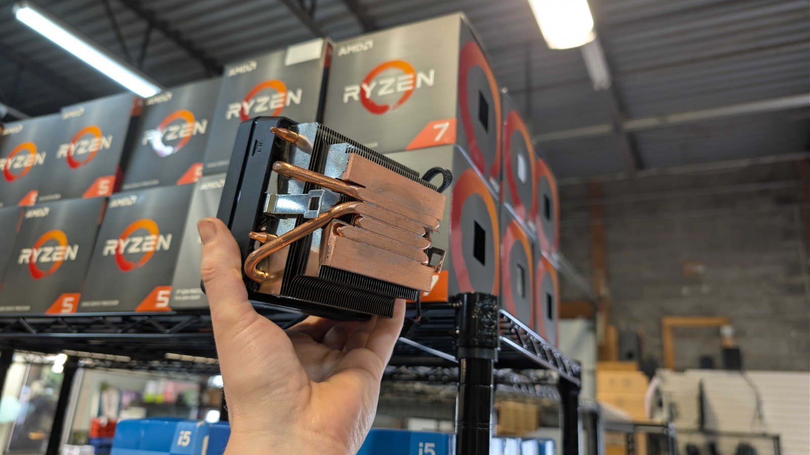 (New) Original OEM AMD Wraith Prism aRGB Stock Copper CPU Cooler Socket AM4 AM5