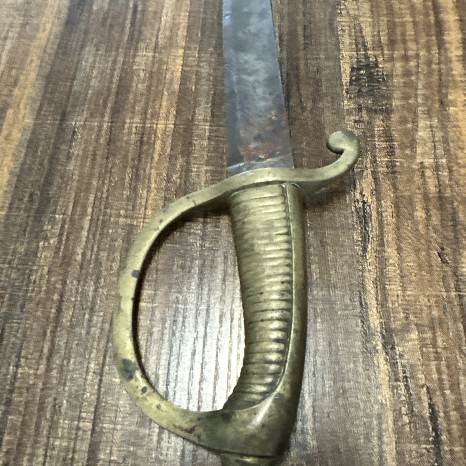 1800s French Calvary Sword Napoleonic Era Sword Brass Steel Artillery Sword