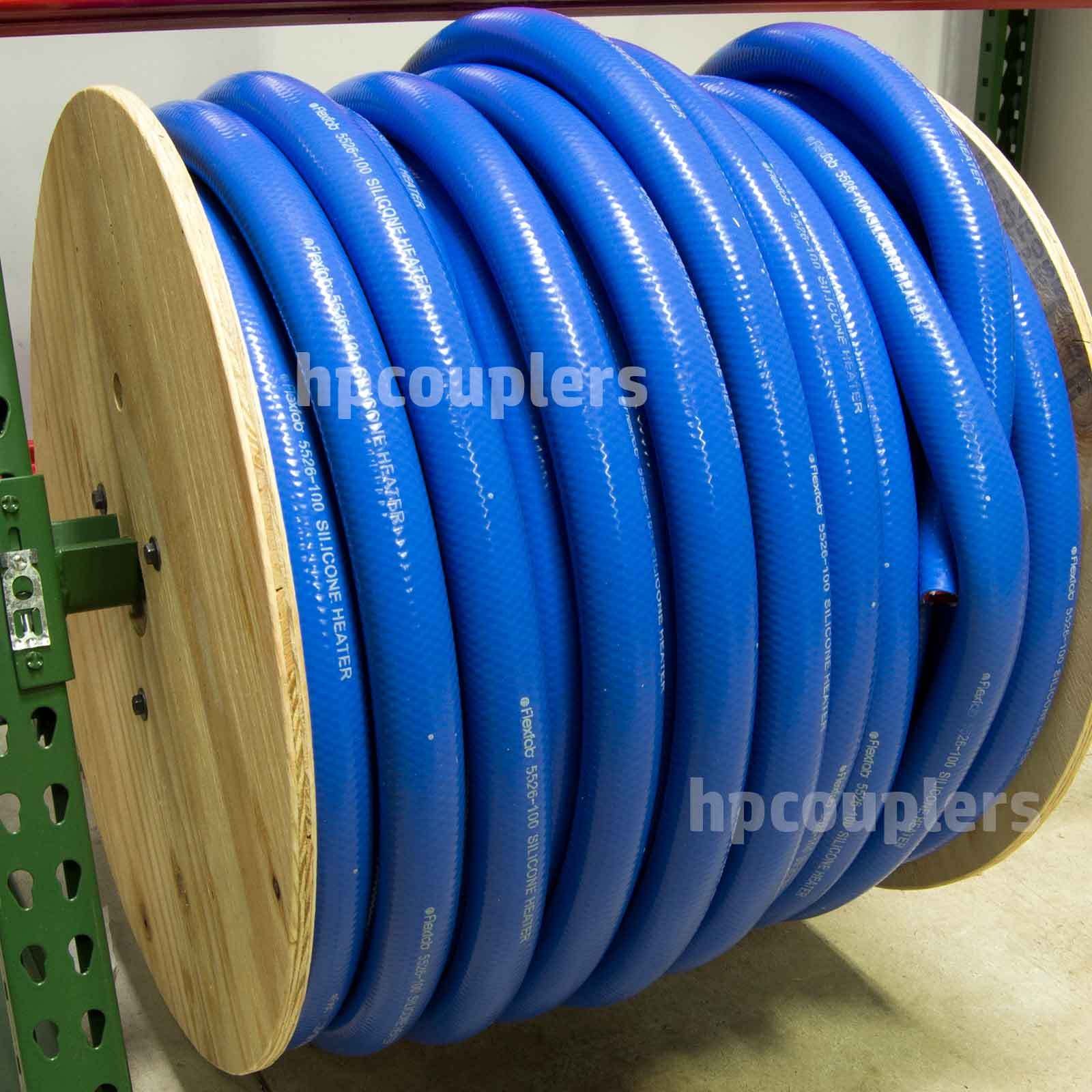 FlexFab 5526-100, 1" x 1ft, Blue Silicone Heater Hose High Temp Coolant Hose