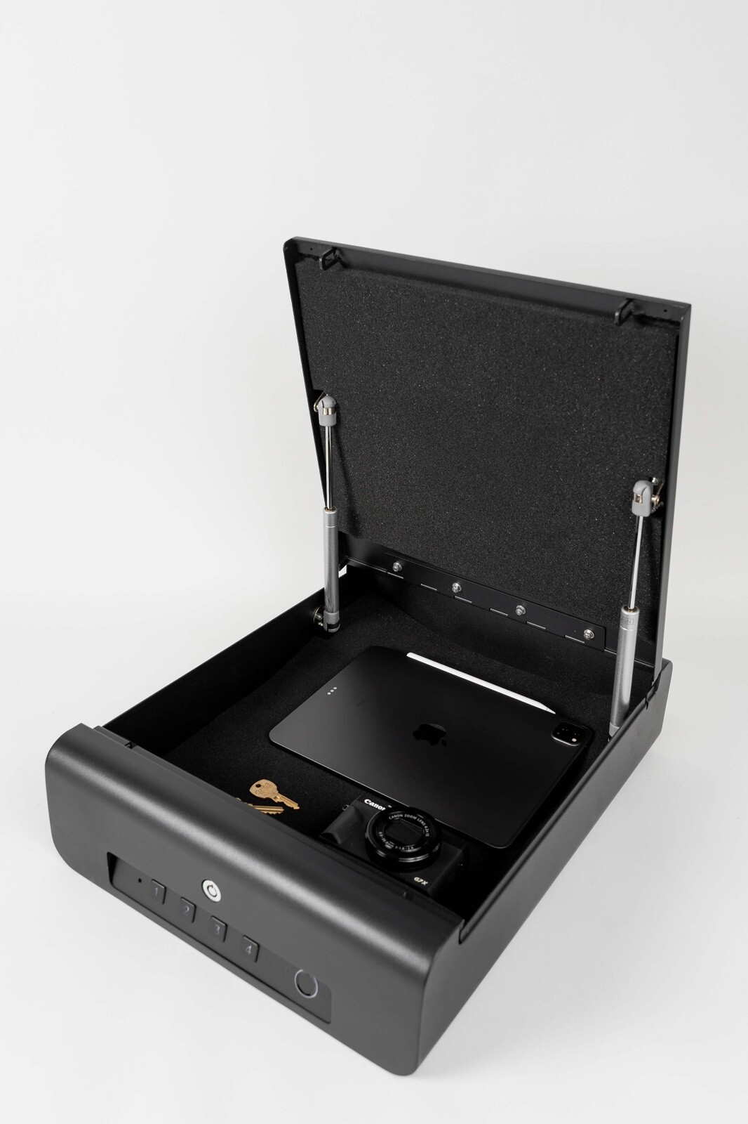 BoostedSafe Elite: Fingerprint, Key & Digital Combo Safe Open Box New