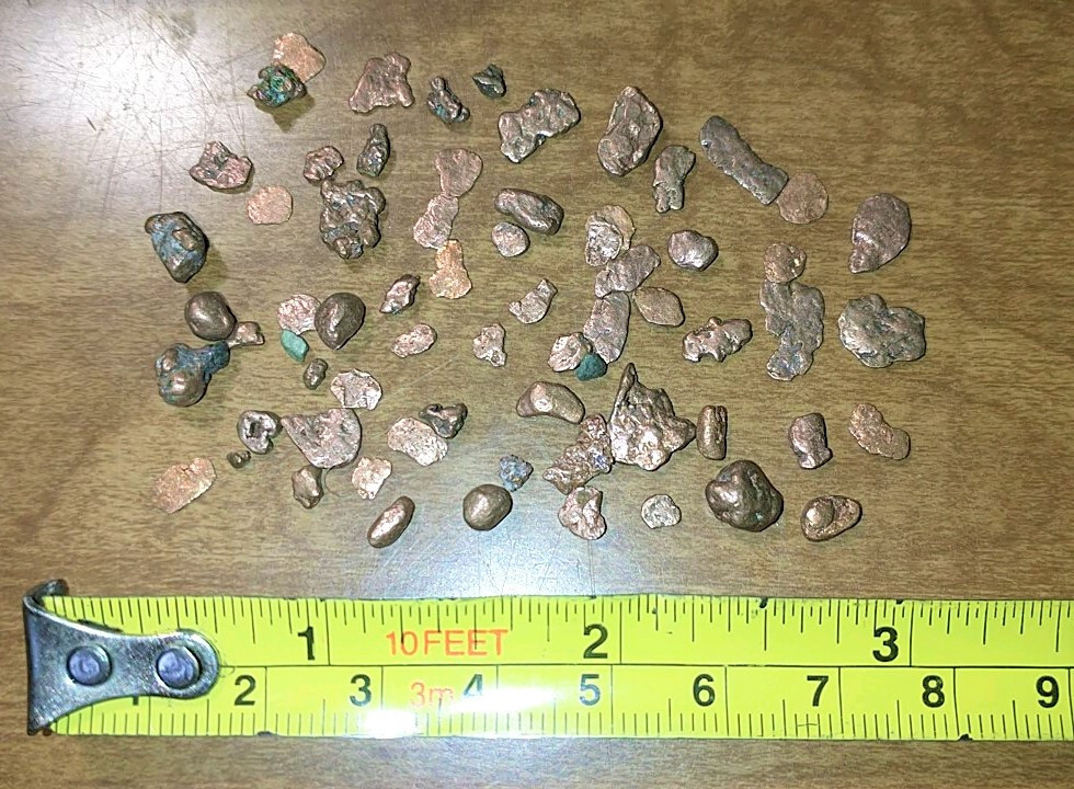Keweenaw Natural Copper Mini-Nuggets (50+) Arts Crafts Jewelry
