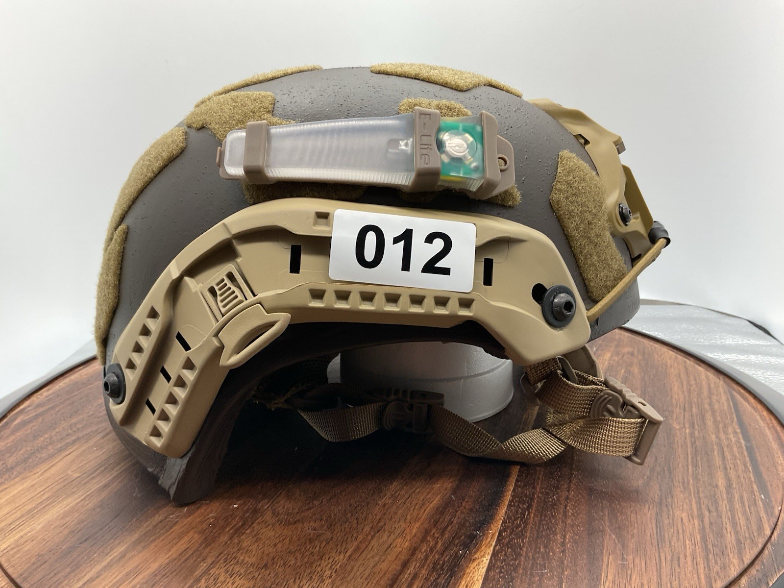 Military Ballistic Helmet 3A Customized, Rebuilt, Size Large/Med.American