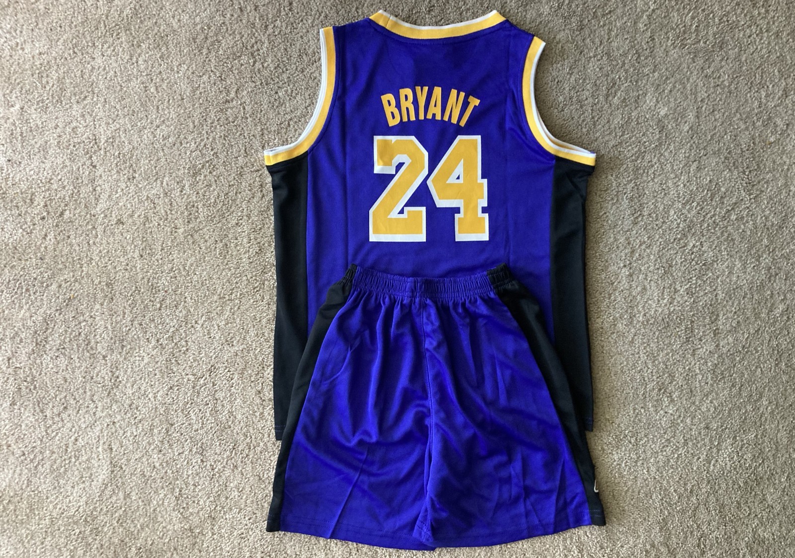 Youth Kobe Bryant High-Quality Jersey Shorts Lakers Basketball 2T thru 14-16