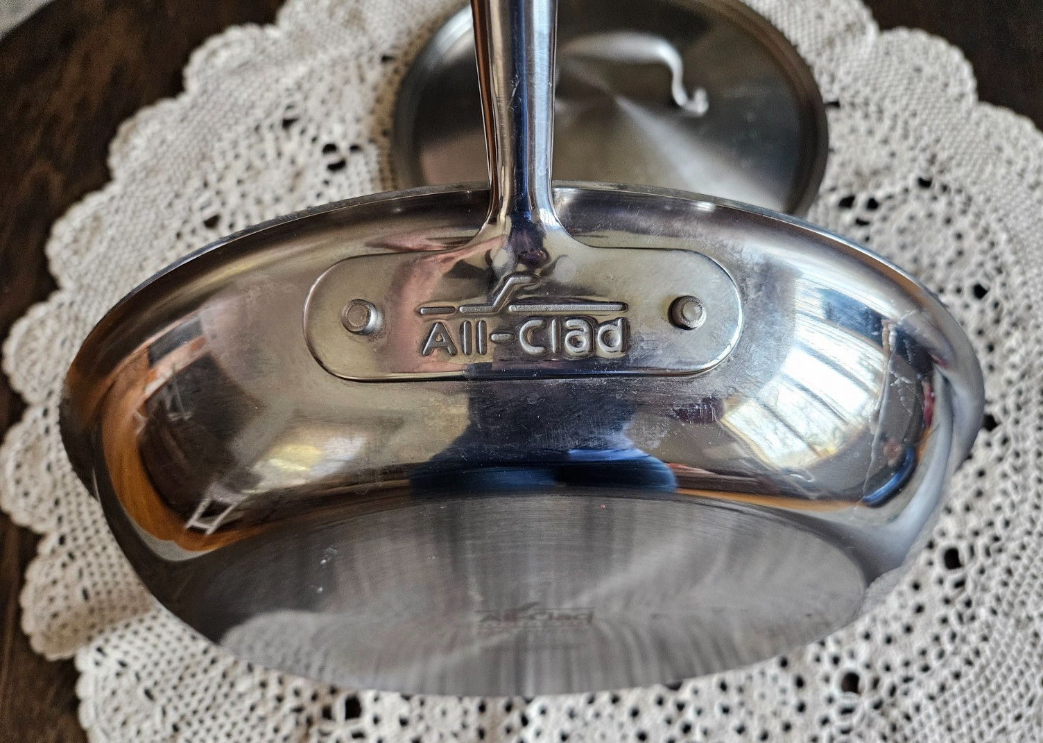 All-Clad D3 12" Stainless Steel Skillet with Lid