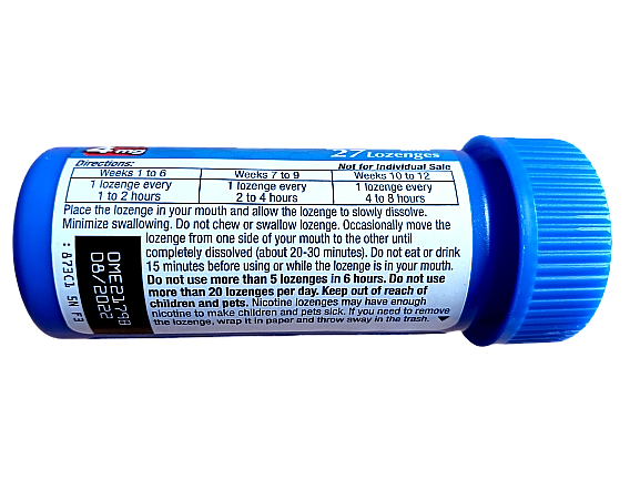 Kirkland Quit 4 mg Lozenge 270 Pieces Nicotine Polacrilex Stop Smoking Aid 03/25