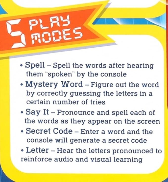 Speak & Spell Electronic Game - Educational Spelling Learning Toy Ages 7+